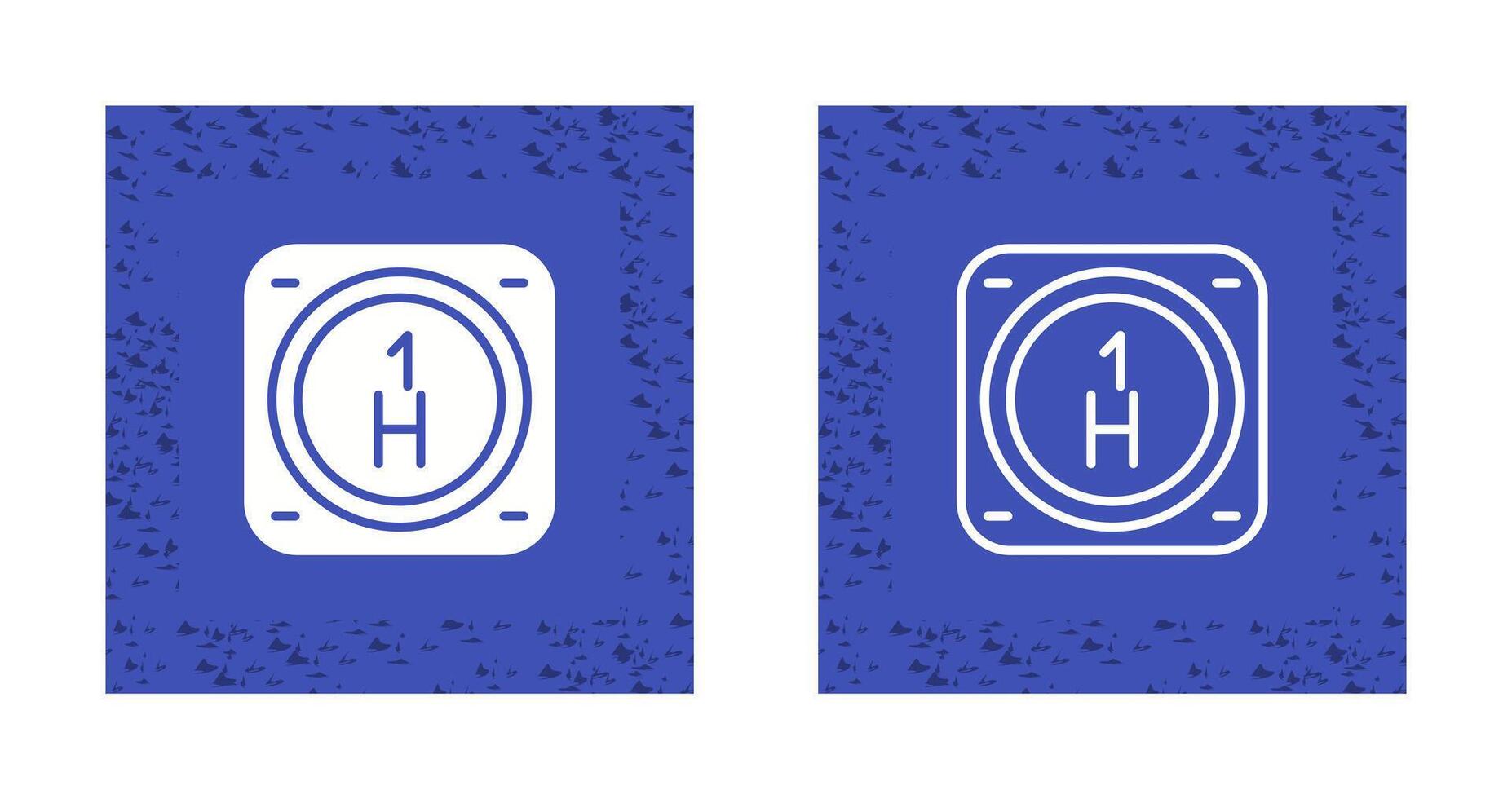 Hydrogen Vector Icon