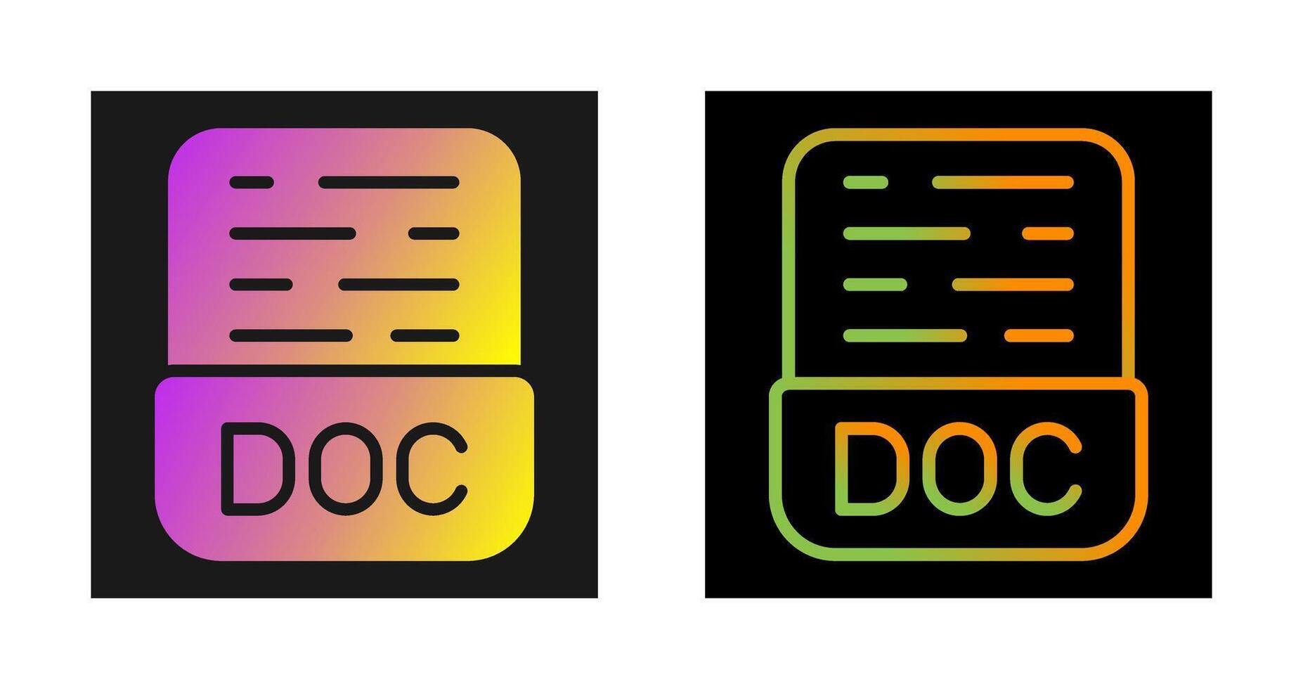 DOC Vector Icon