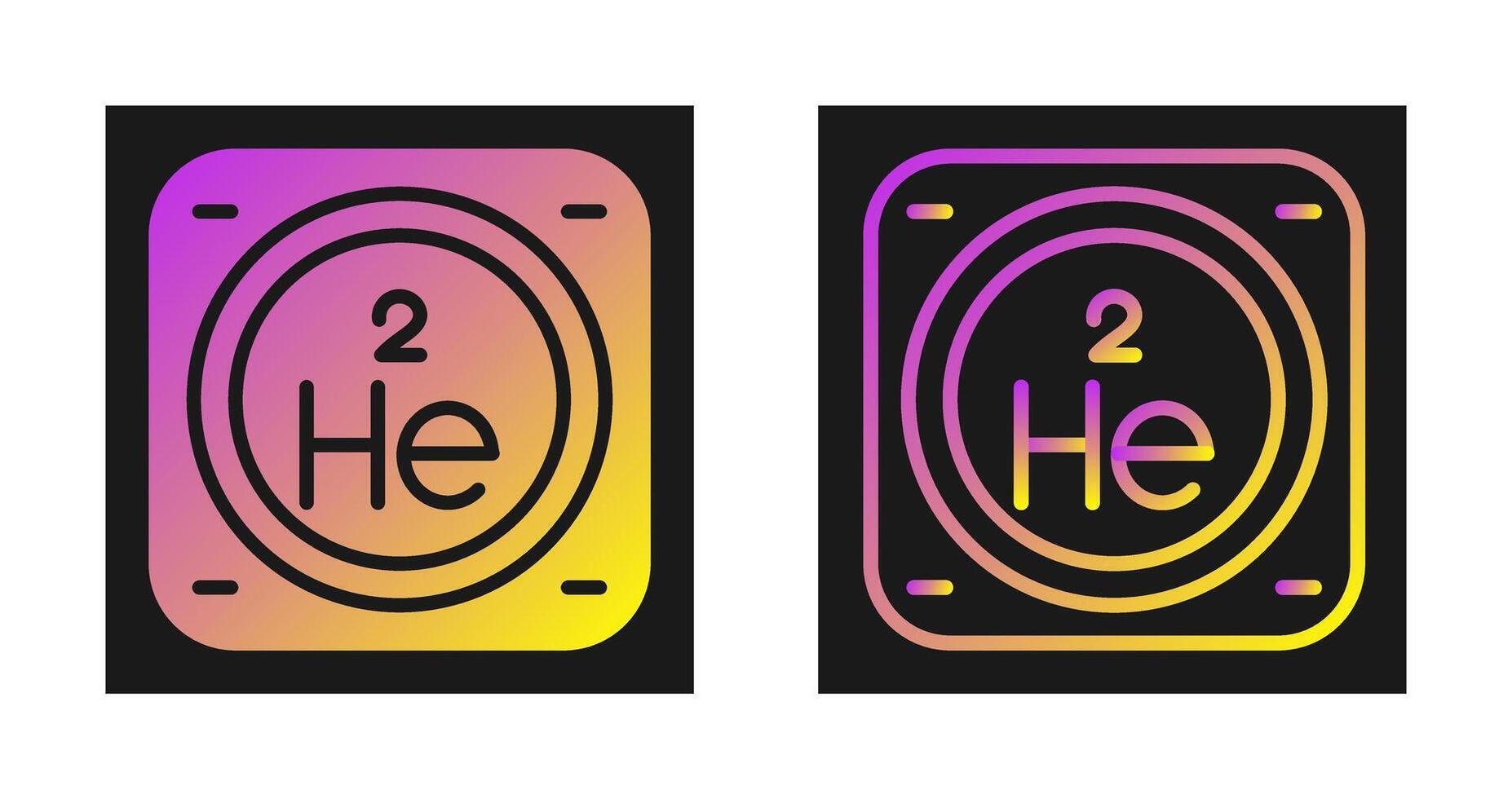 Helium Vector Icon