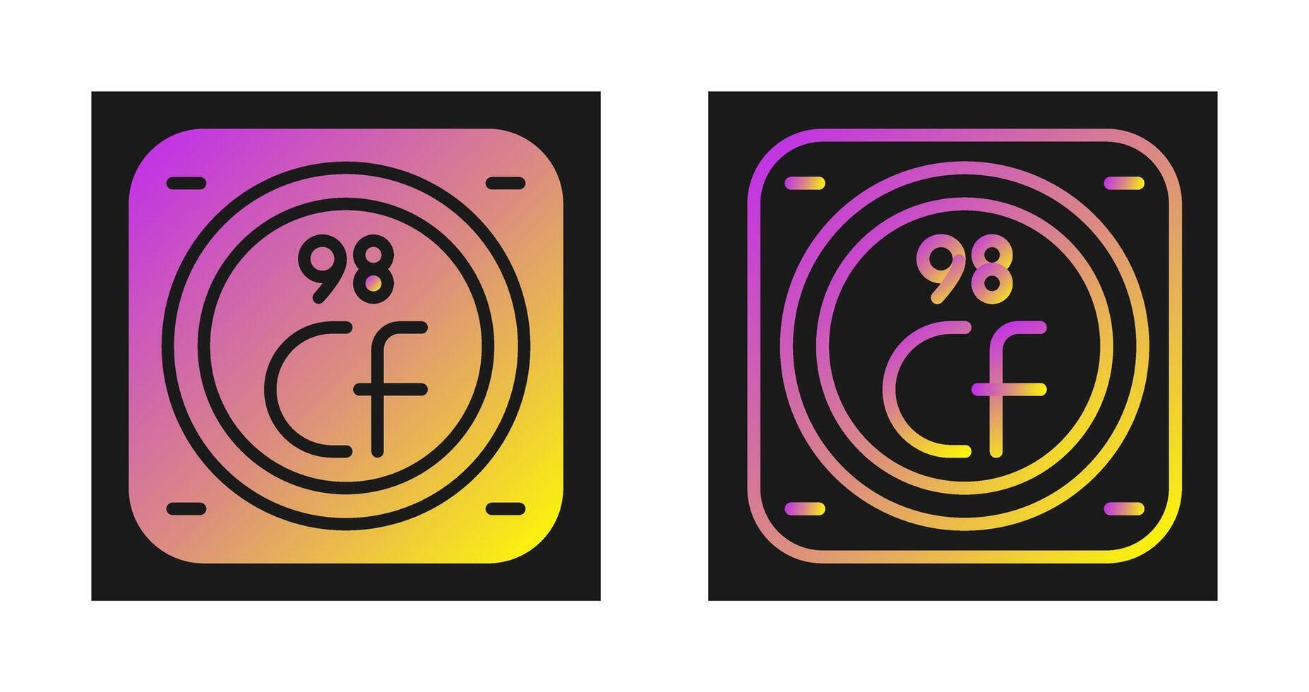 Chemical Element Vector Icon