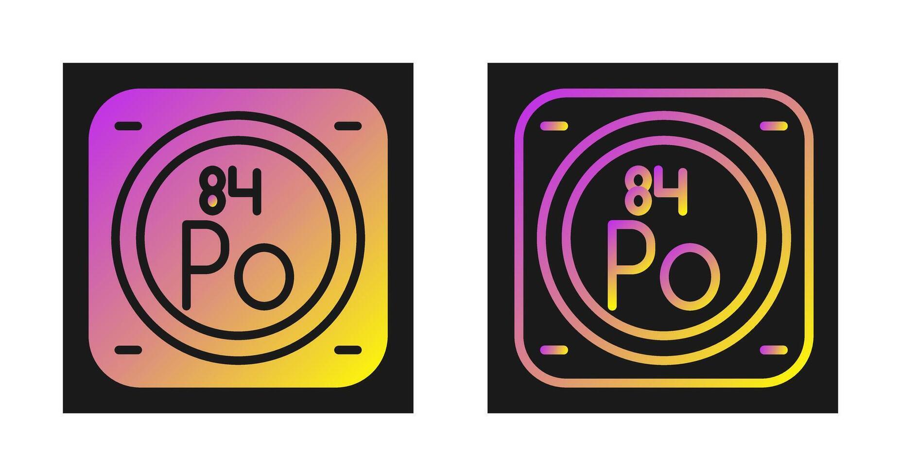 Chemical Element Vector Icon