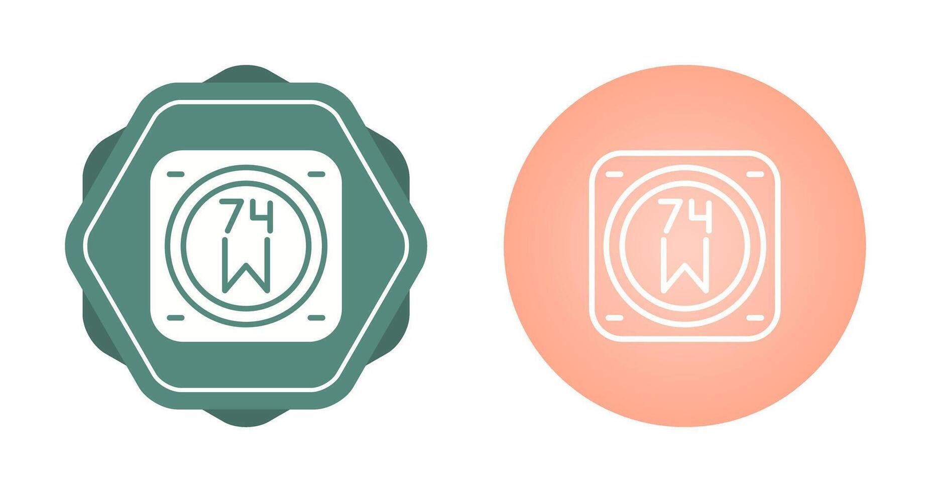 tungsteno vector icono