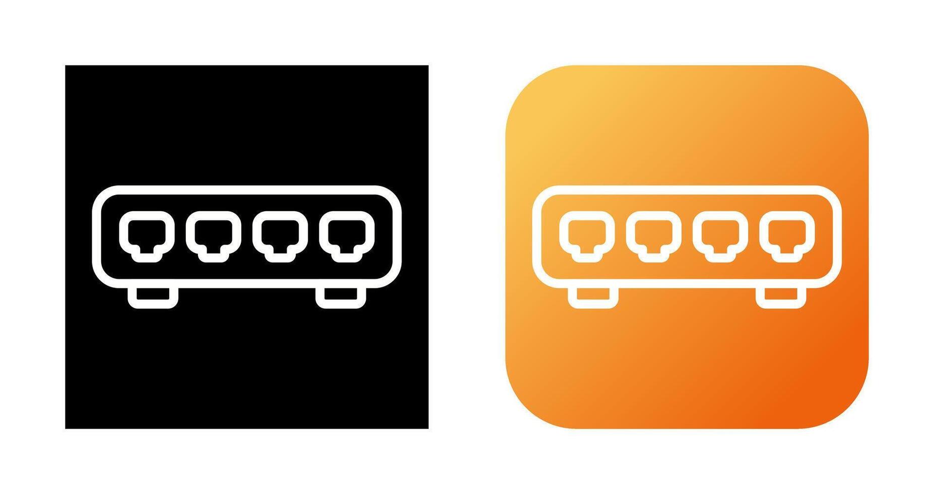Ethernet Switch Vector Icon