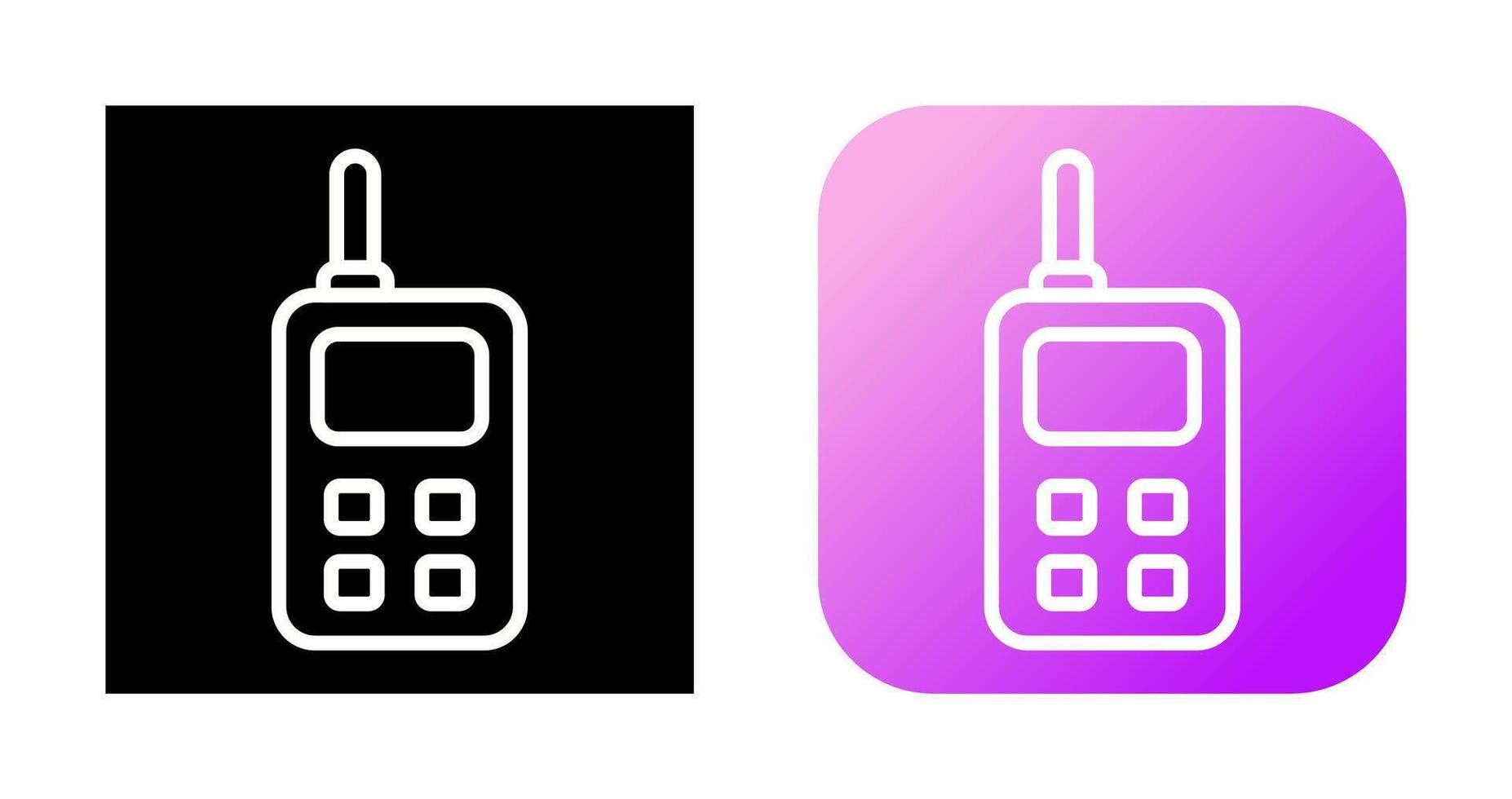 Walkie Talkie Vector Icon