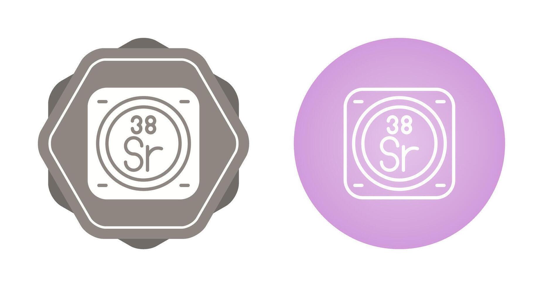 Strontium Vector Icon