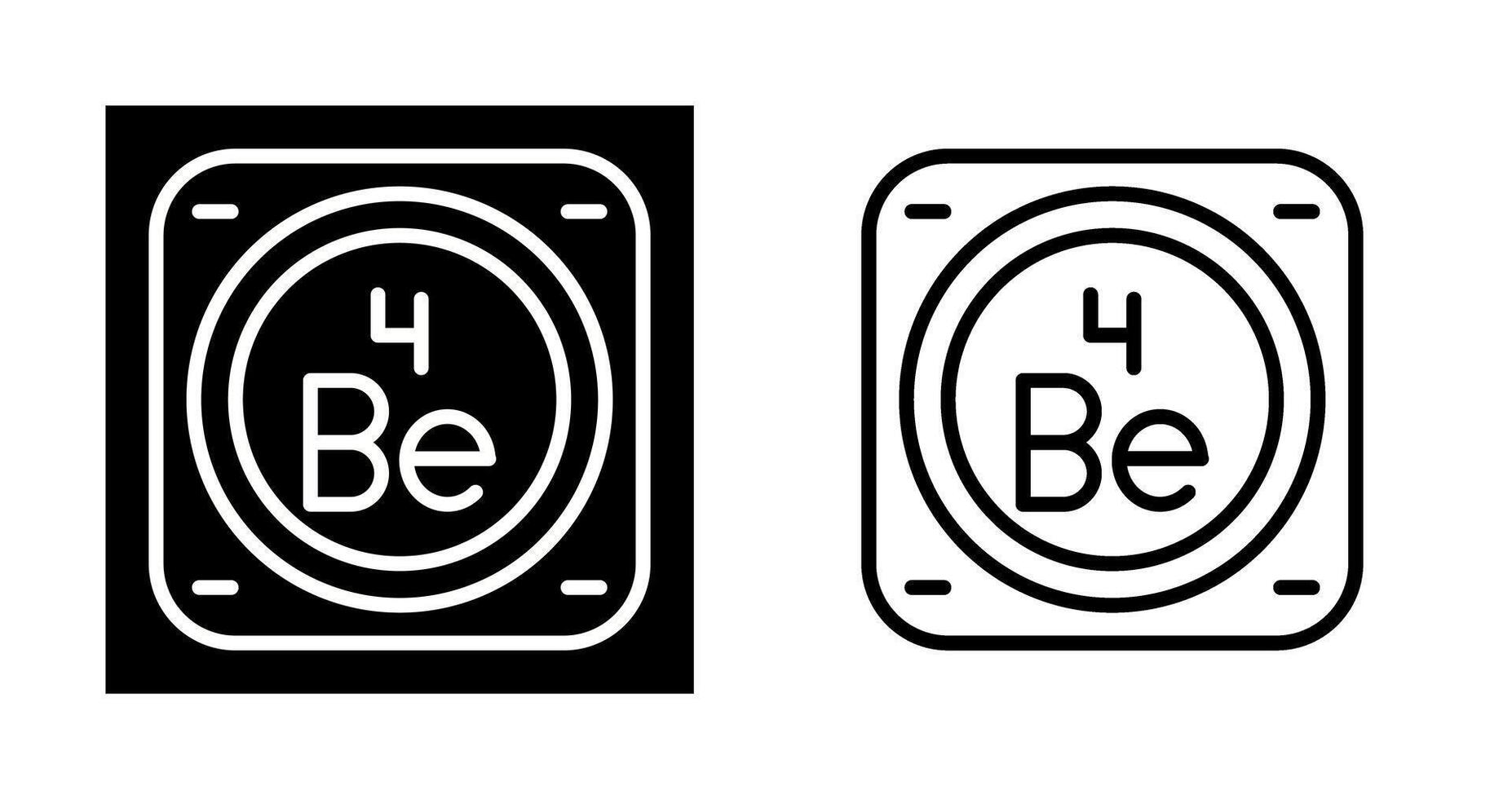 Chemical Element Vector Icon