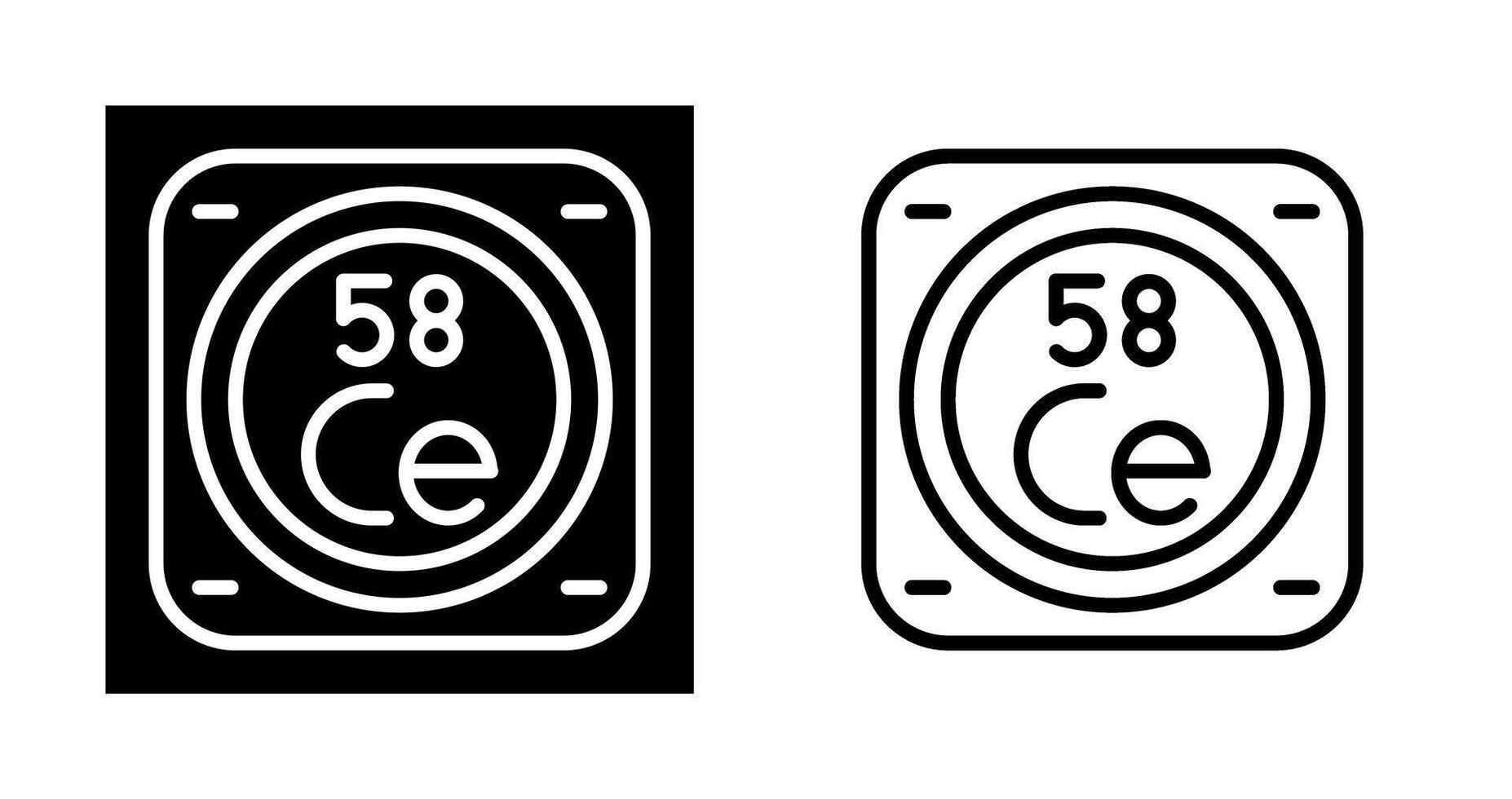 Chemical Element Vector Icon