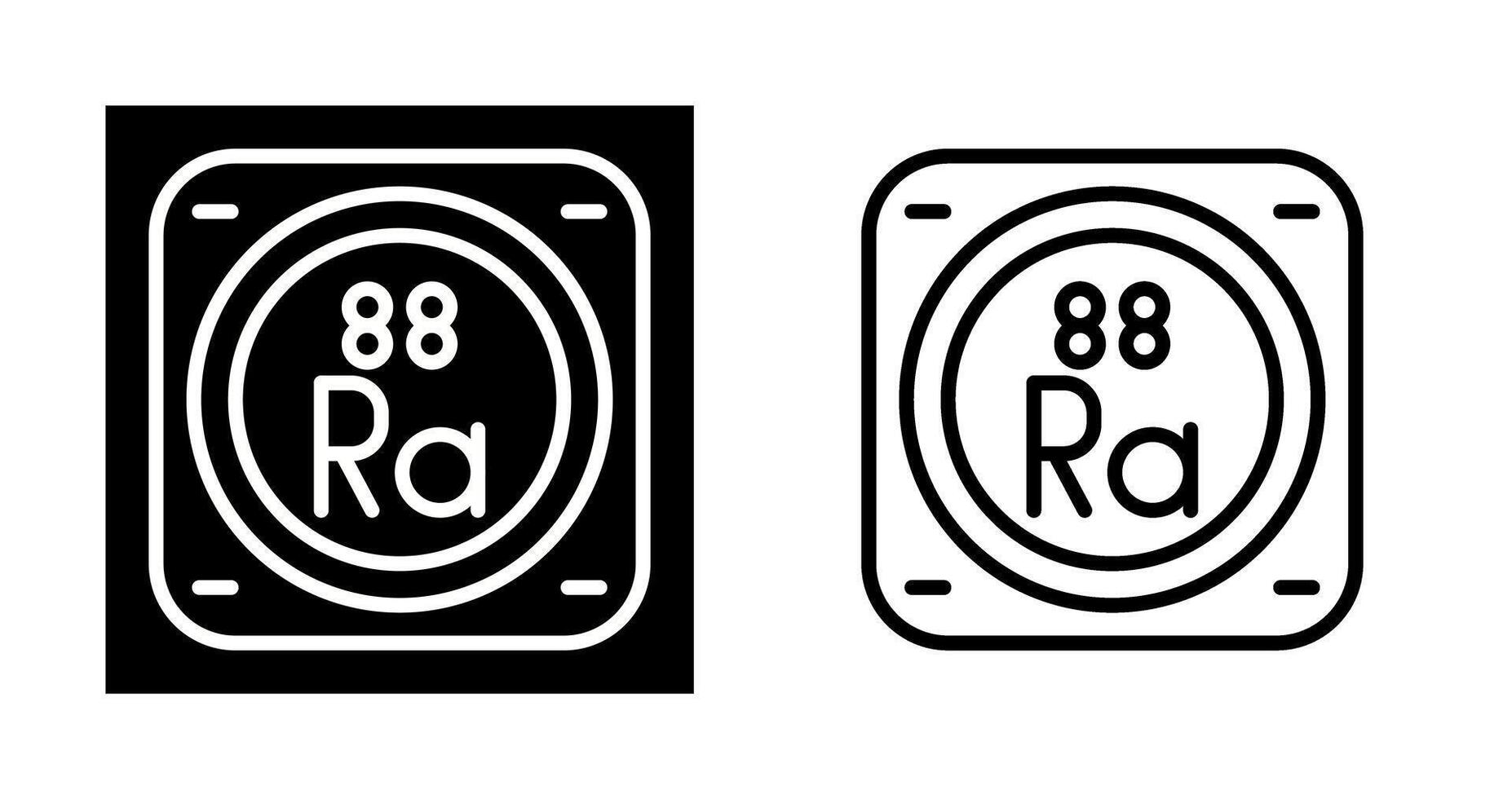 Radium Vector Icon