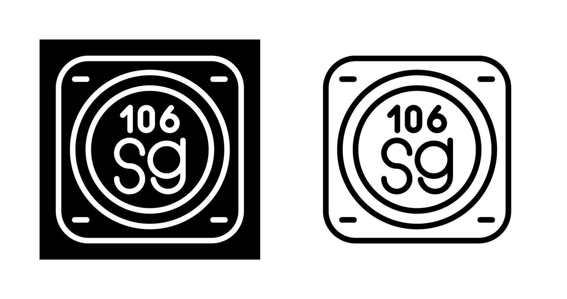 Chemical Element Vector Icon
