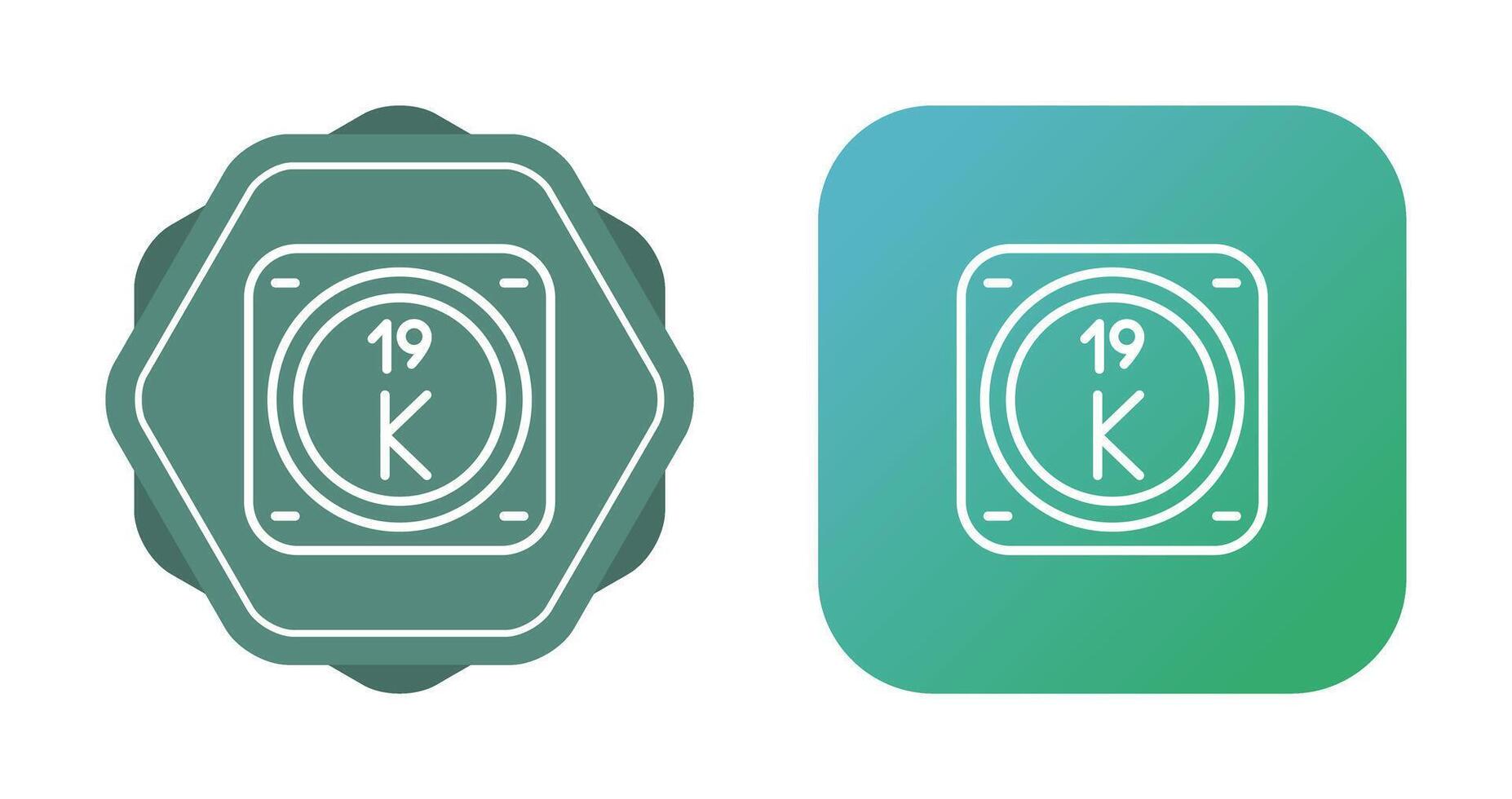 Potassium Vector Icon