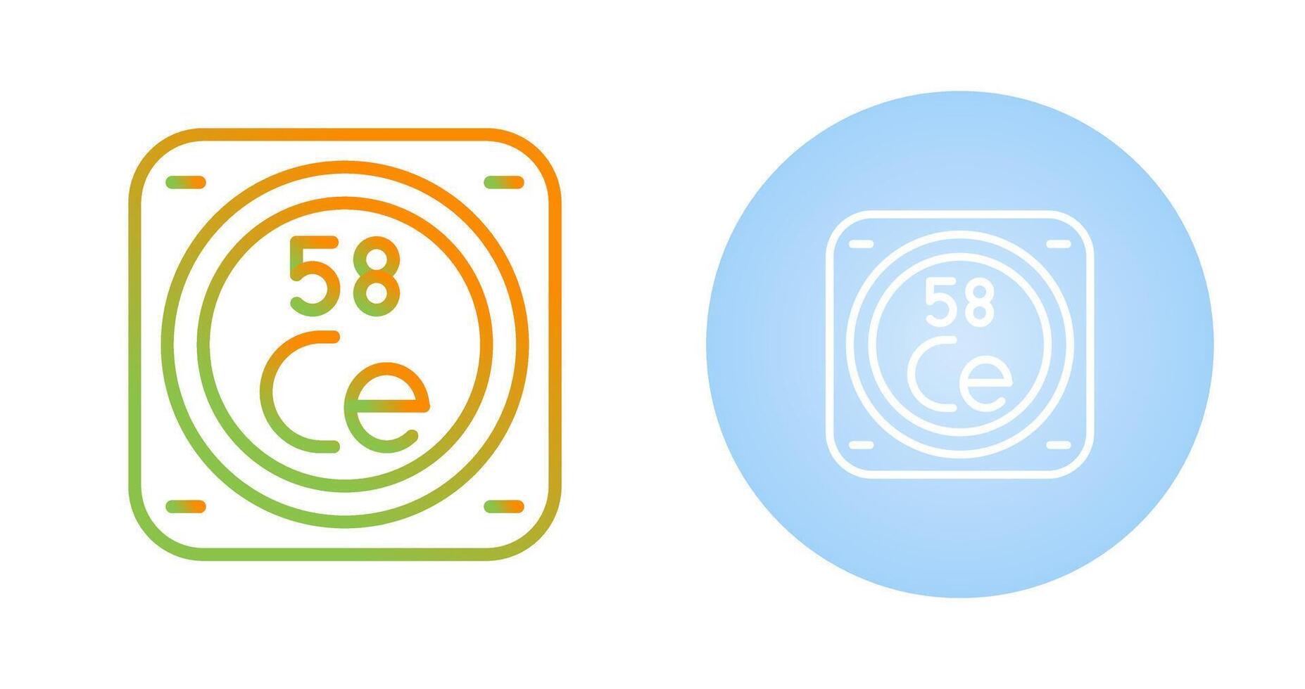Chemical Element Vector Icon