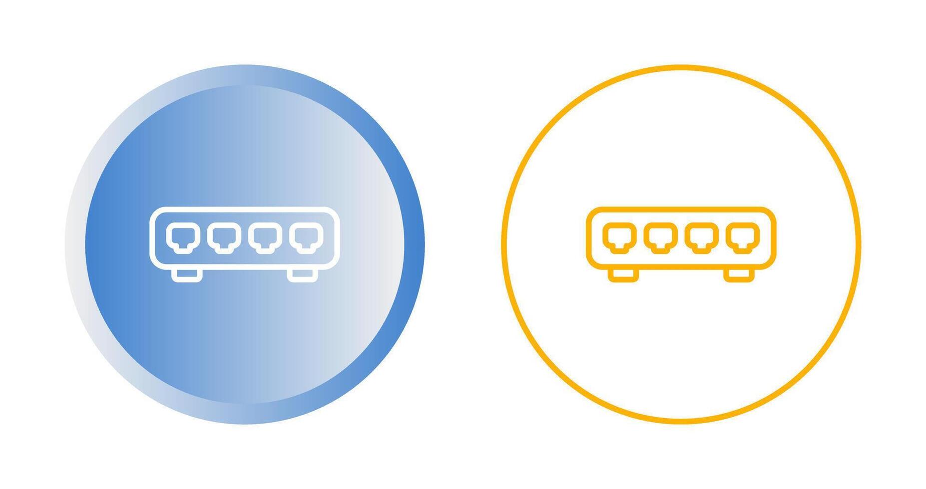 Ethernet Switch Vector Icon