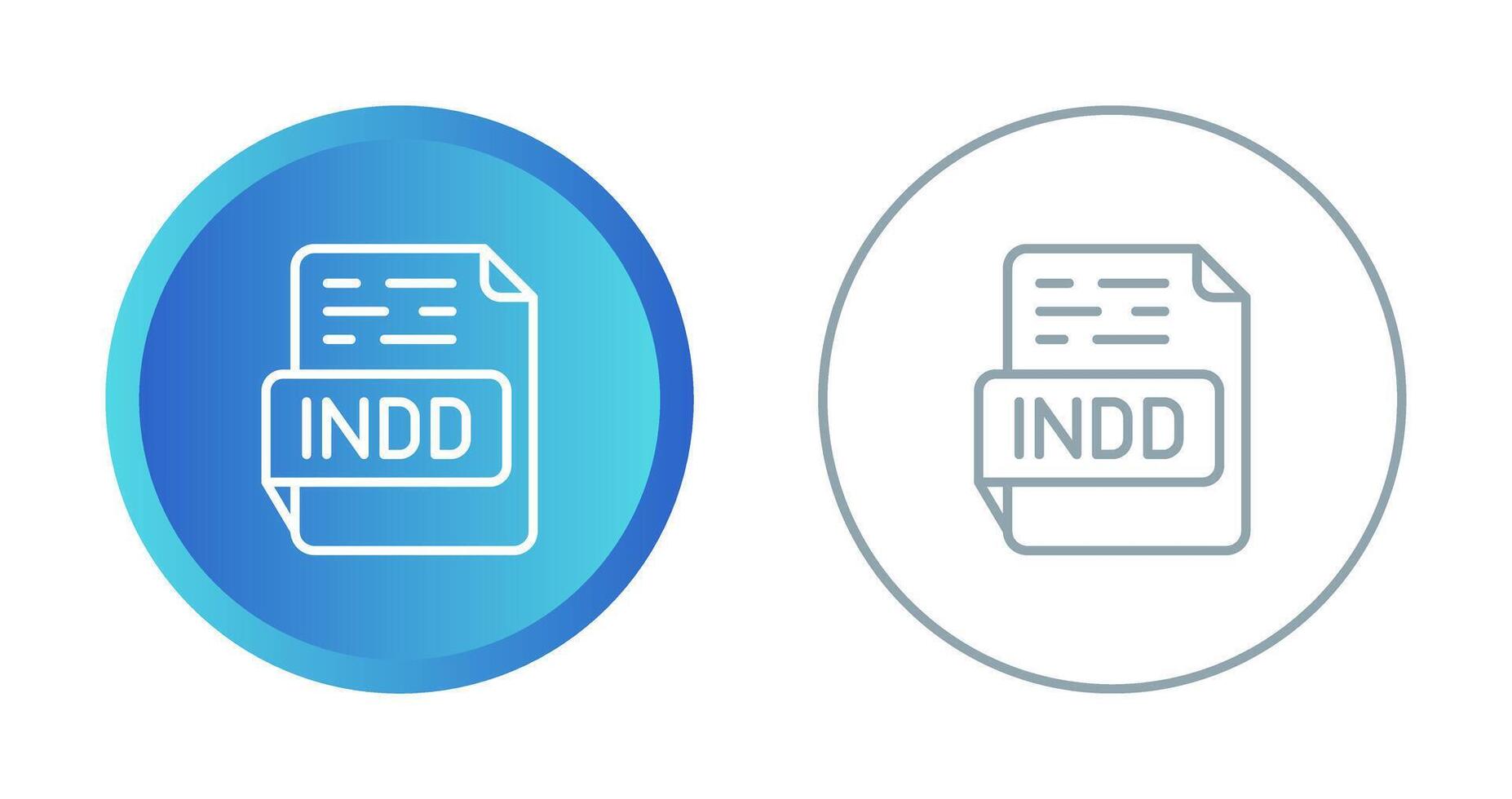 INDD Vector Icon