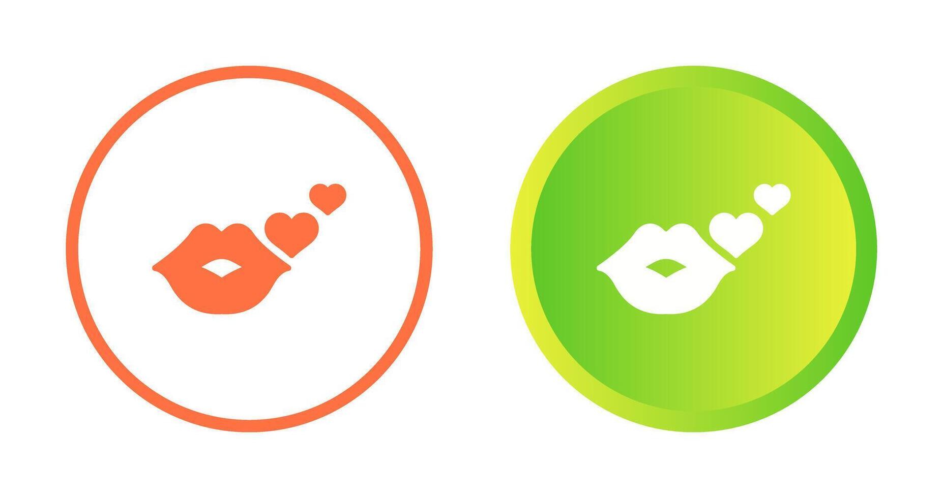 Kiss Vector Icon