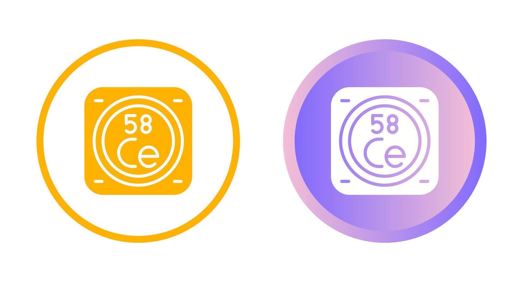 Chemical Element Vector Icon