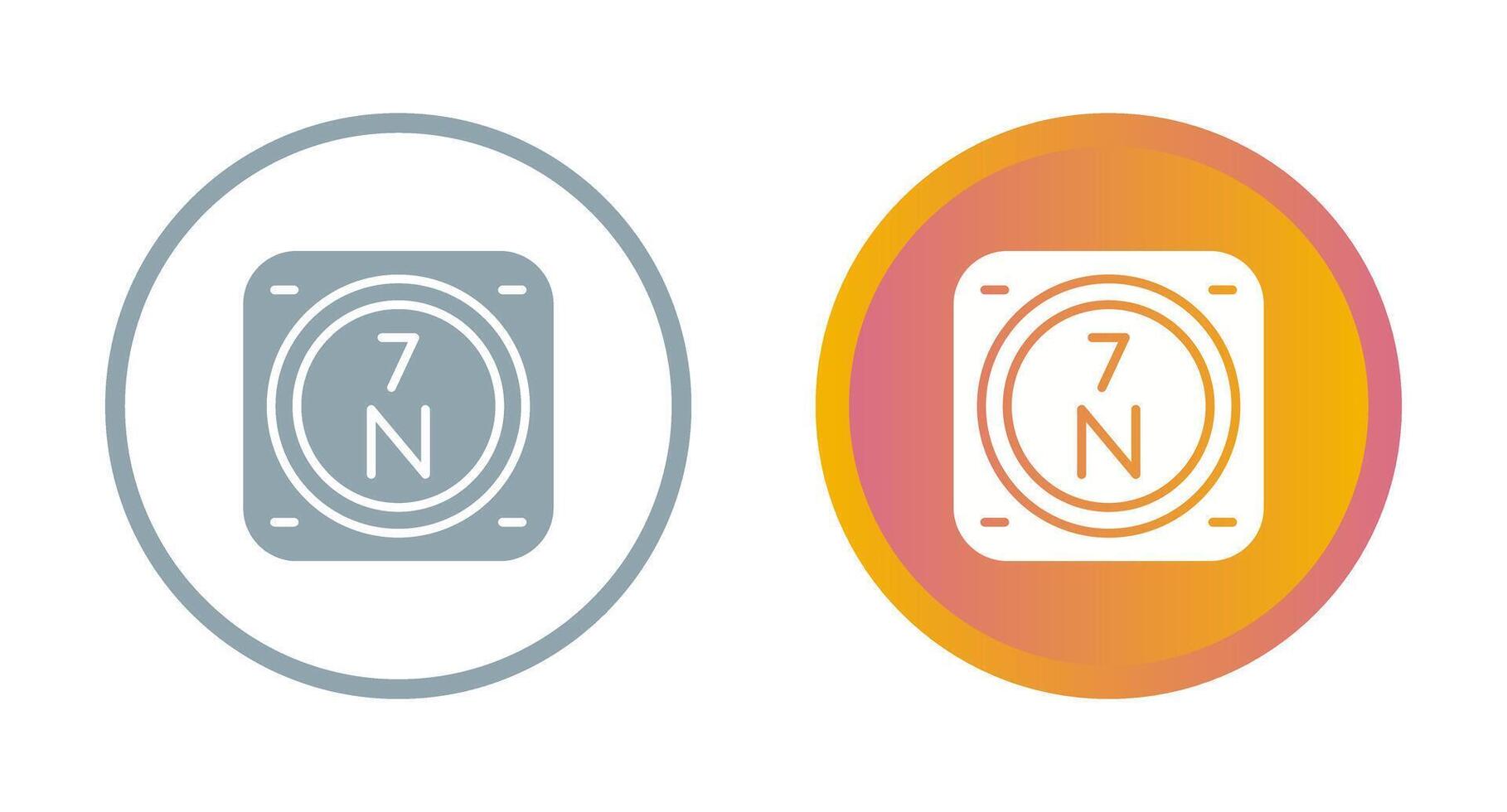 Nitrogen Vector Icon