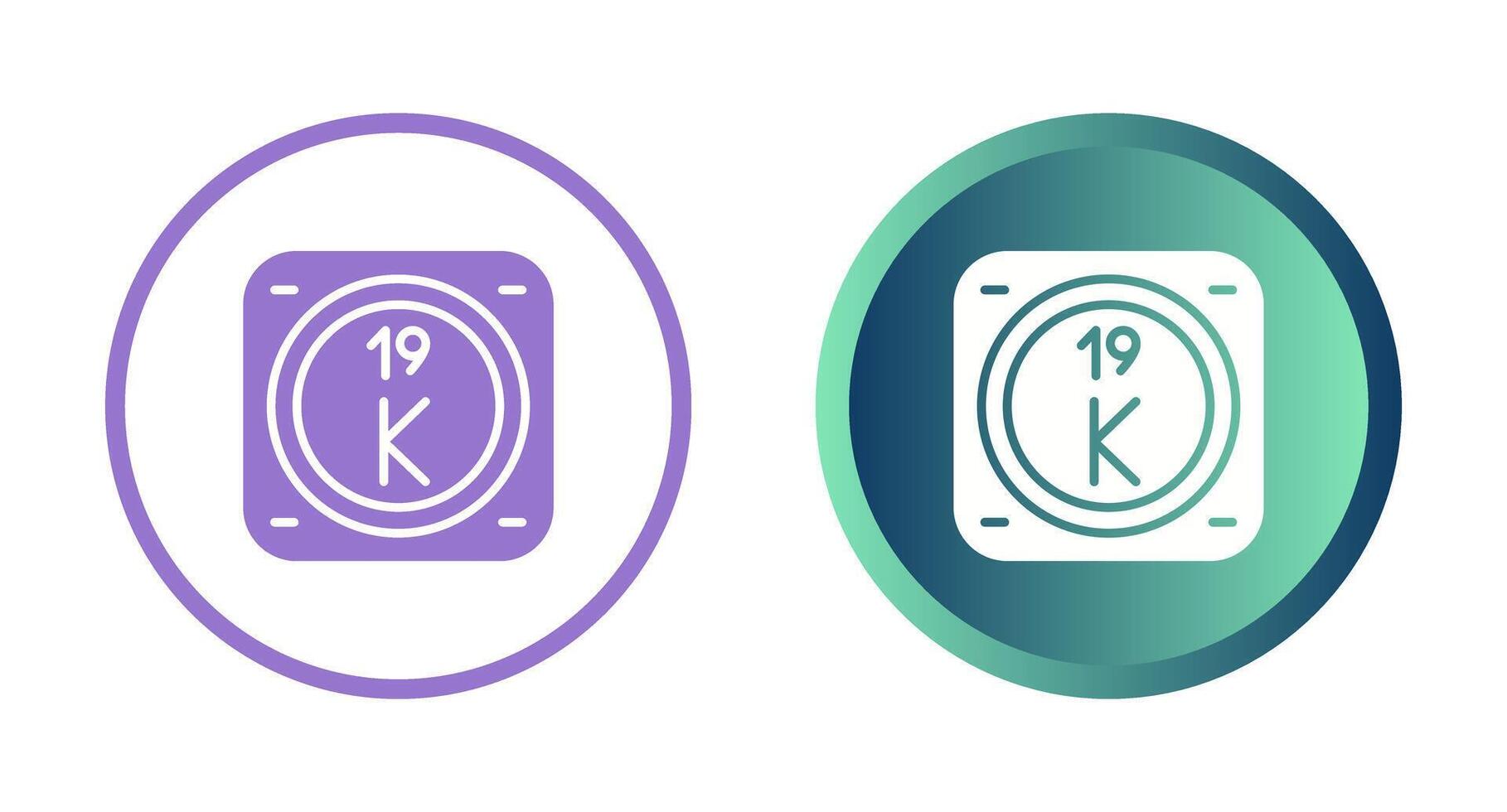 Potassium Vector Icon