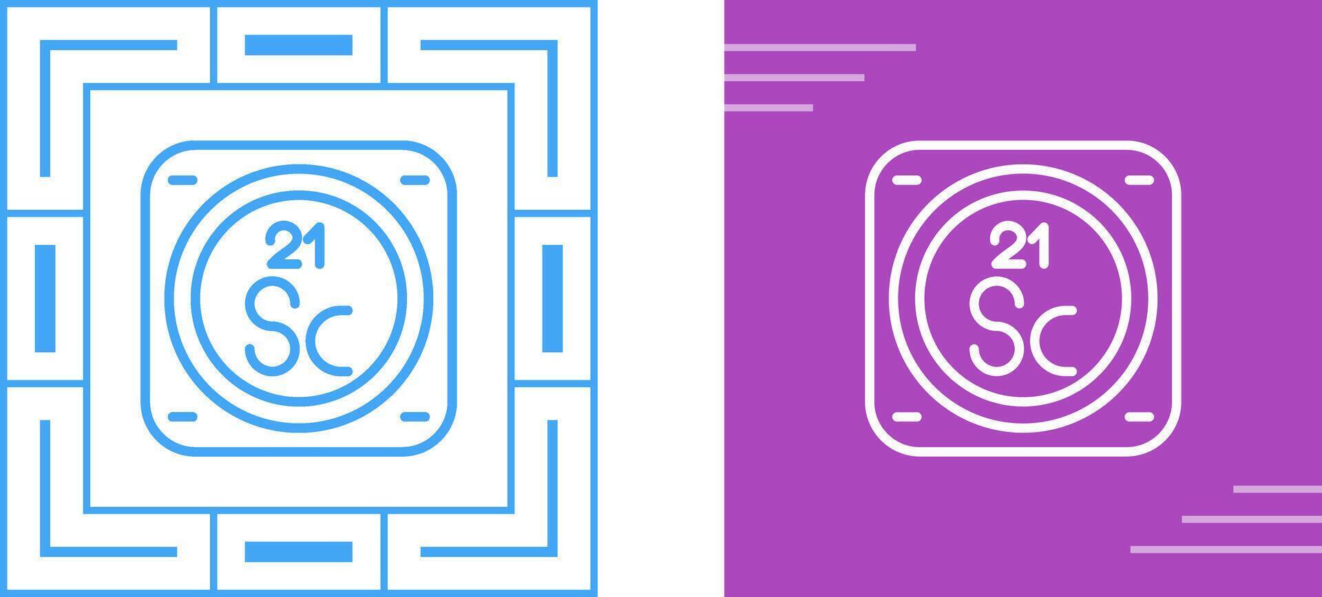 Chemical Element Vector Icon