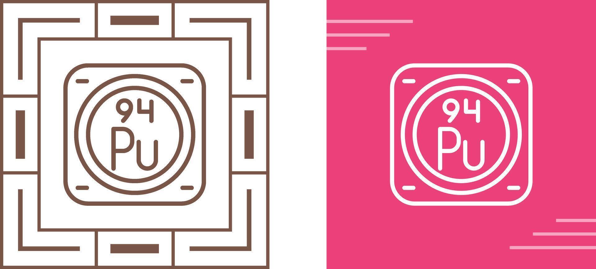 Plutonium Vector Icon