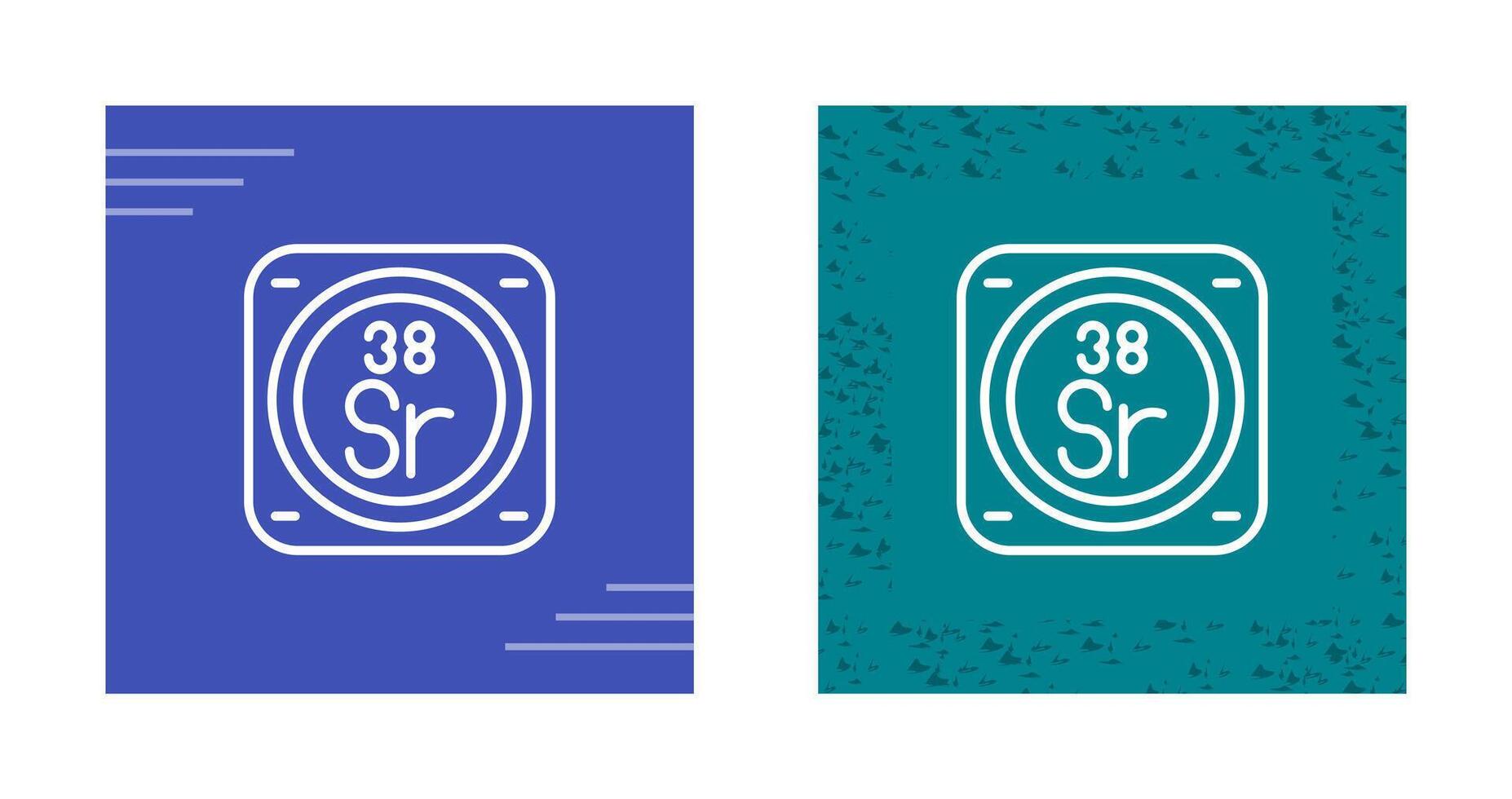 Strontium Vector Icon
