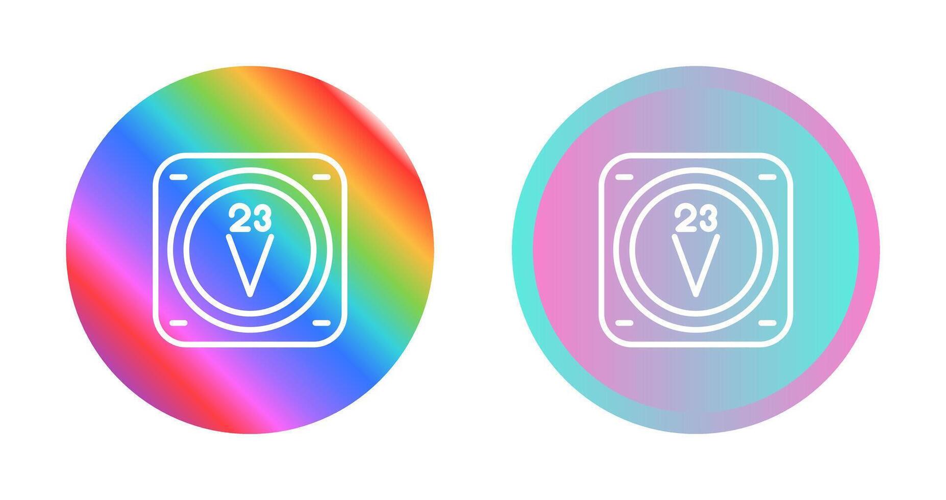 Vanadium Vector Icon