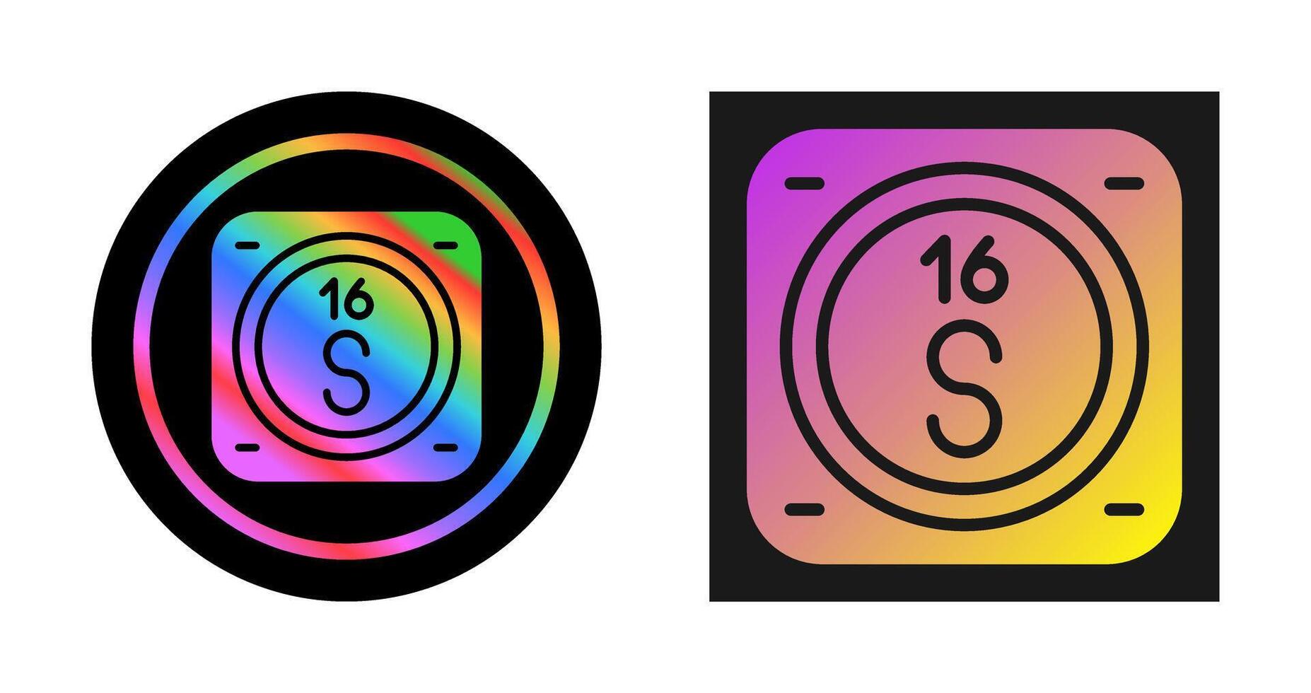 Chemical Element Vector Icon