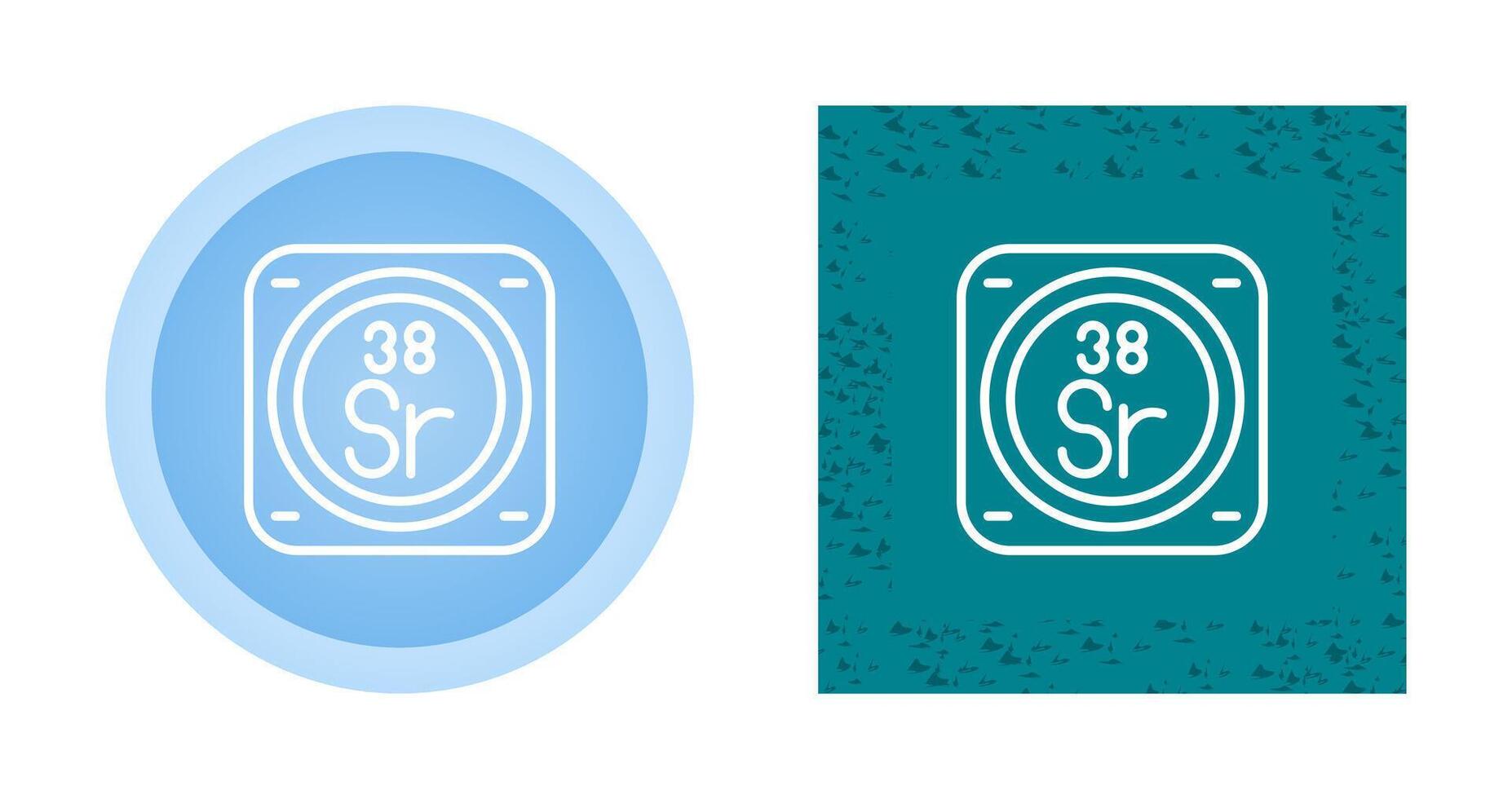 Strontium Vector Icon