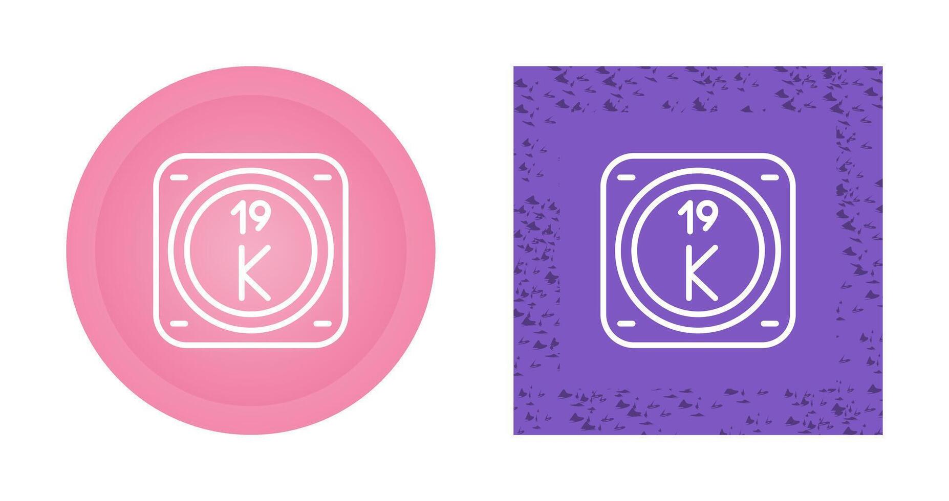 Potassium Vector Icon