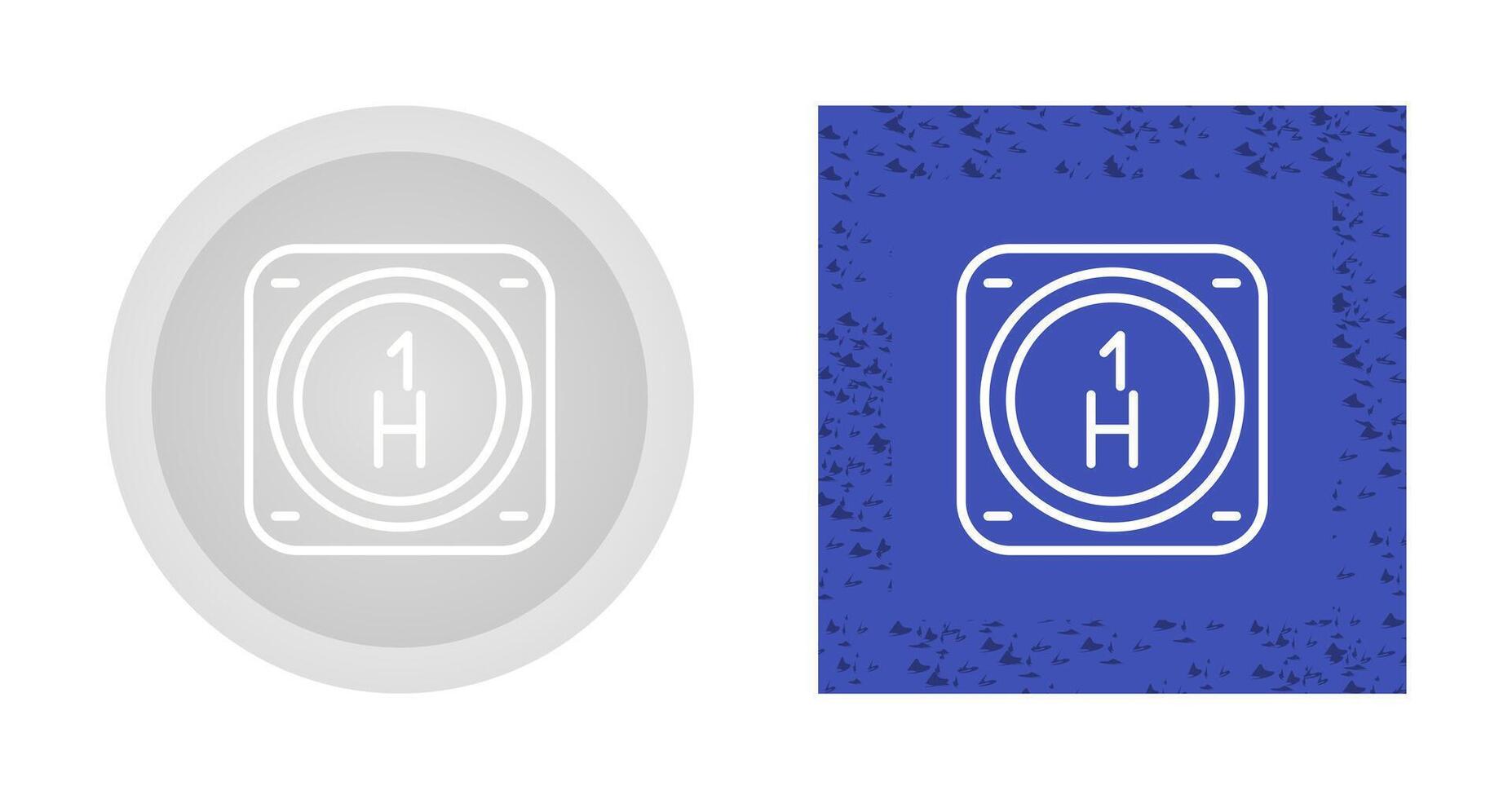Hydrogen Vector Icon