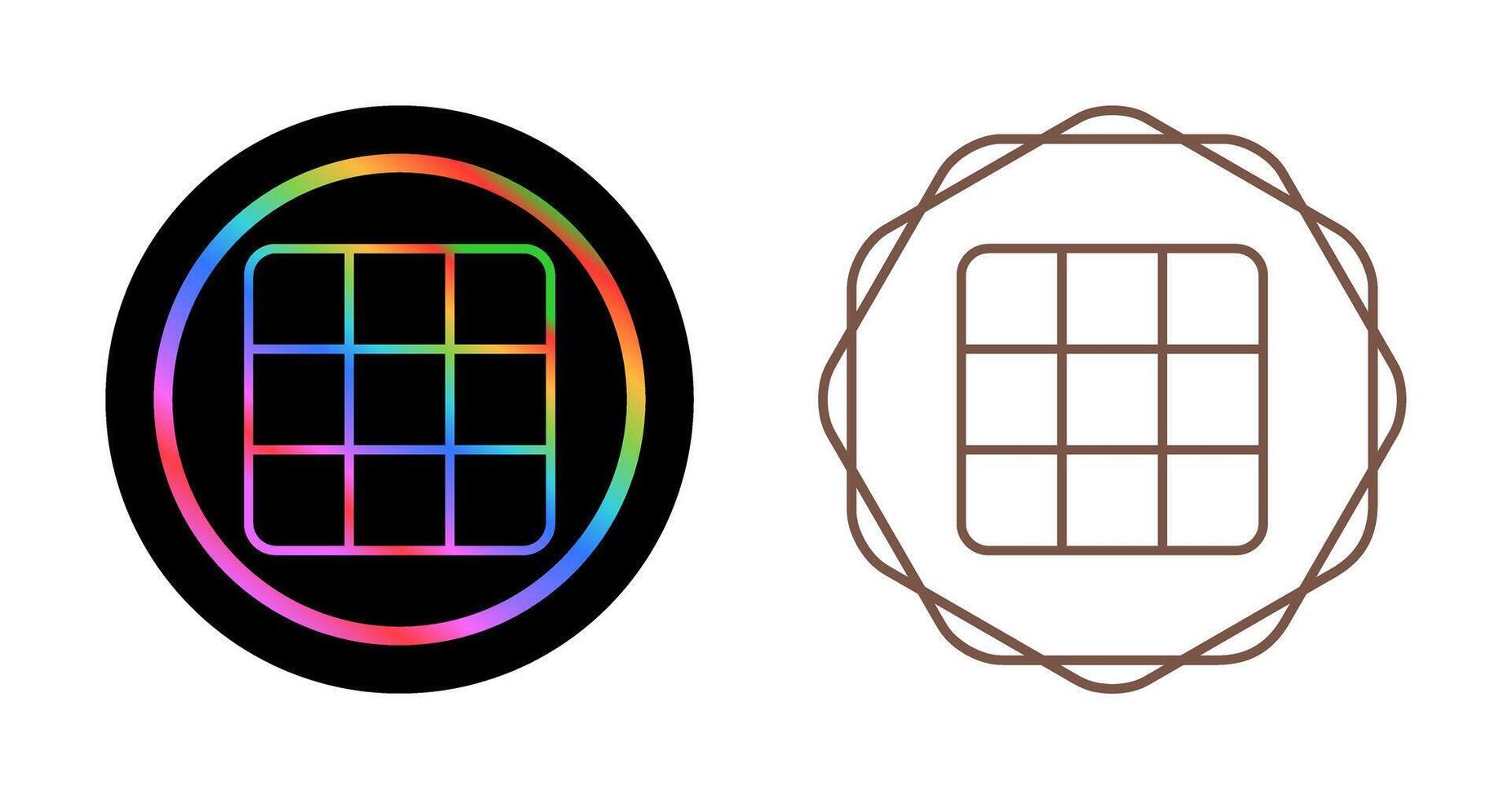 Rubik's cube Vector Icon