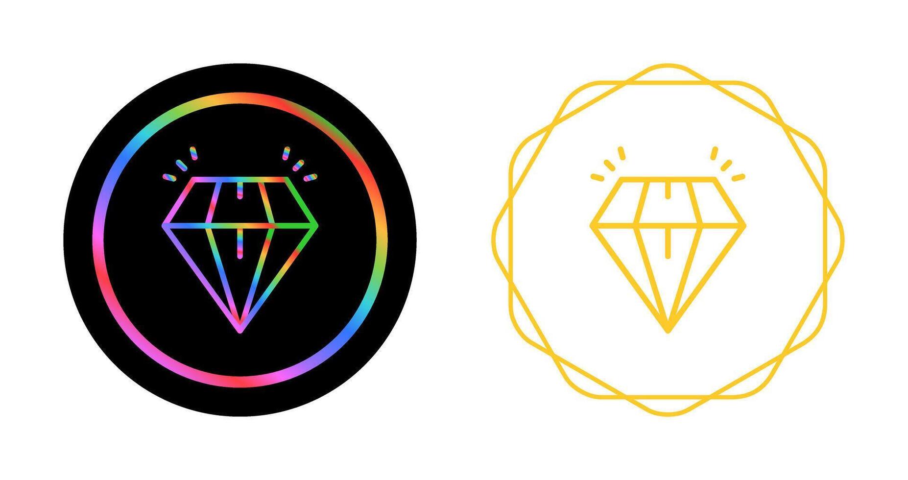 icono de vector de diamante