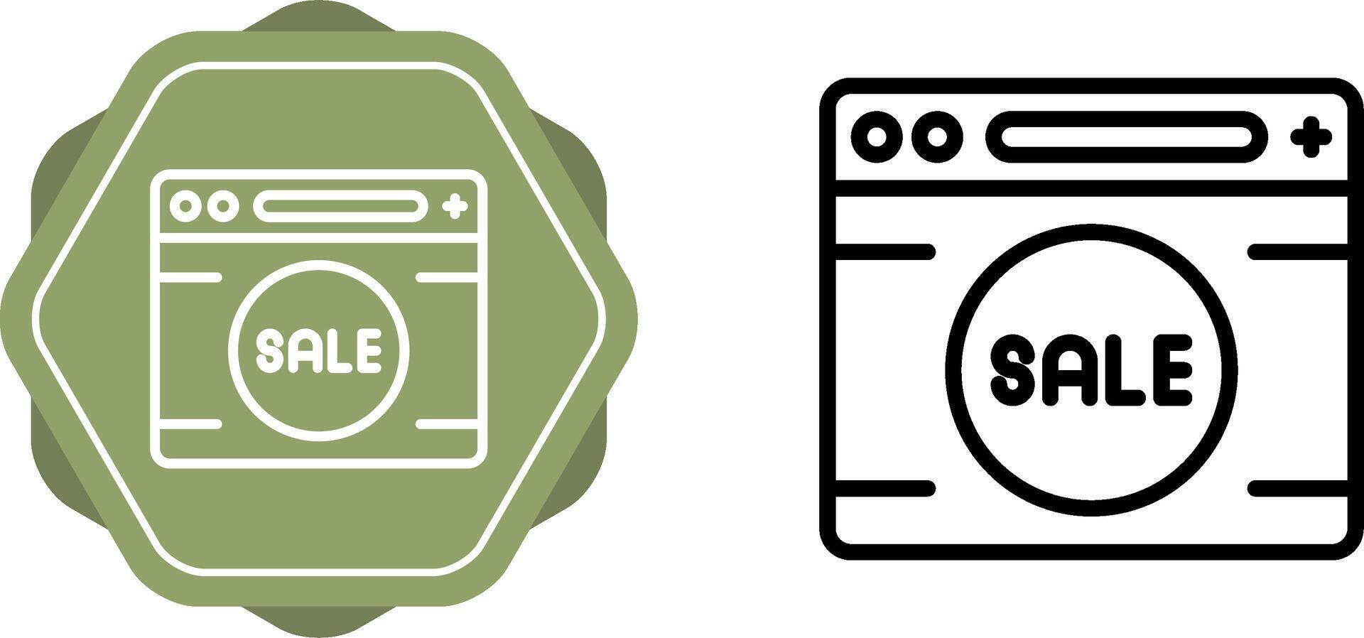 Unique Two Icons Set vector