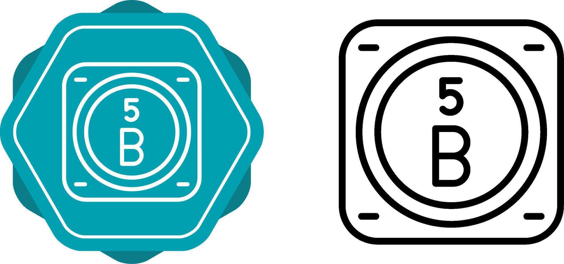 Unique Two Icons Set vector