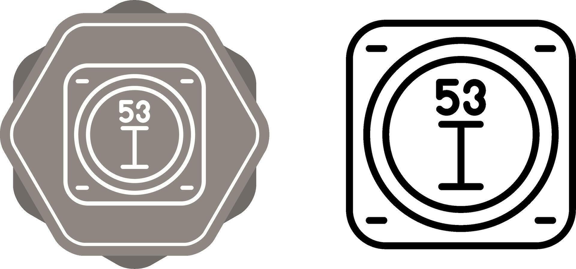 Unique Two Icons Set vector