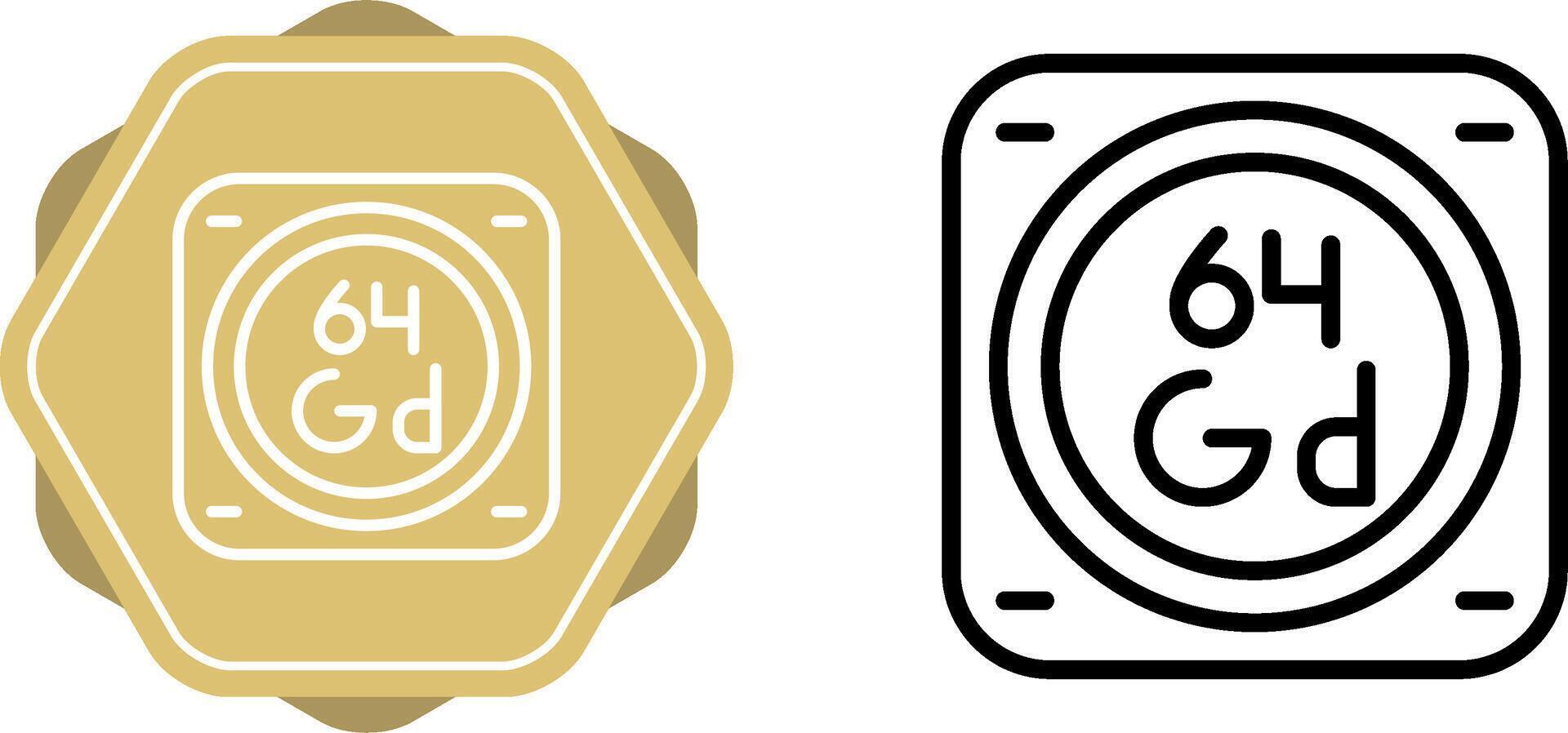 Unique Two Icons Set vector