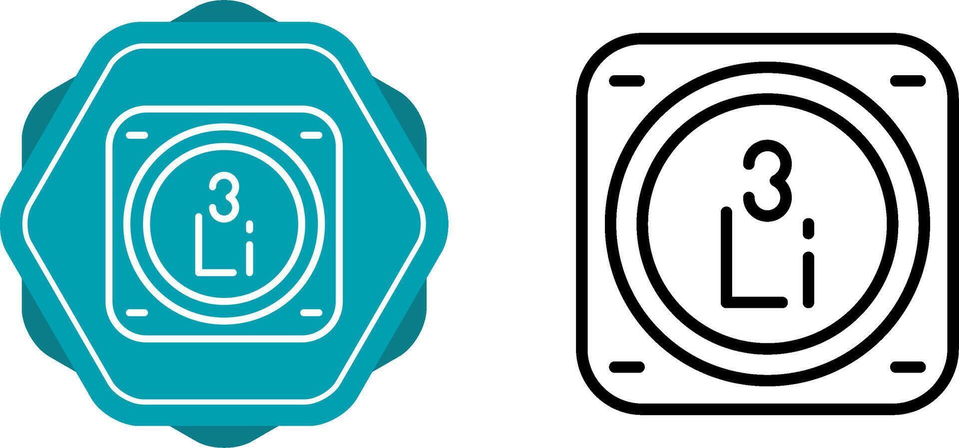 Unique Two Icons Set vector