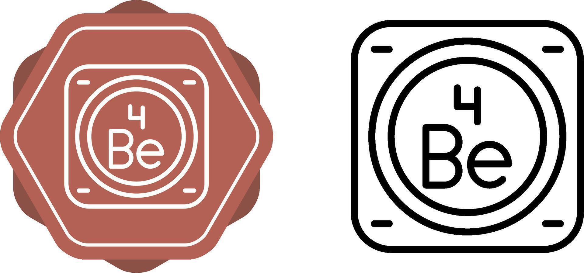 Unique Two Icons Set vector