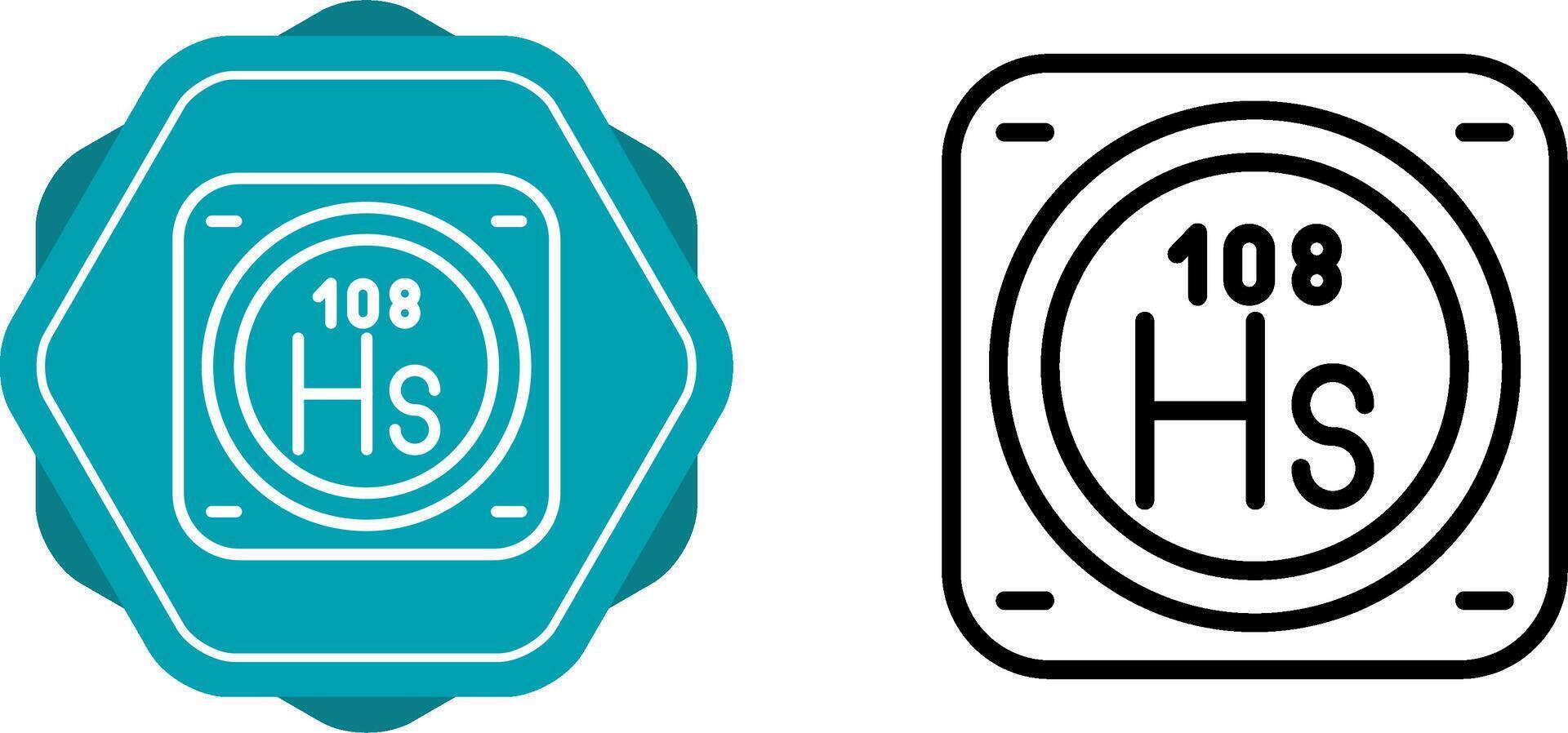 Unique Two Icons Set vector