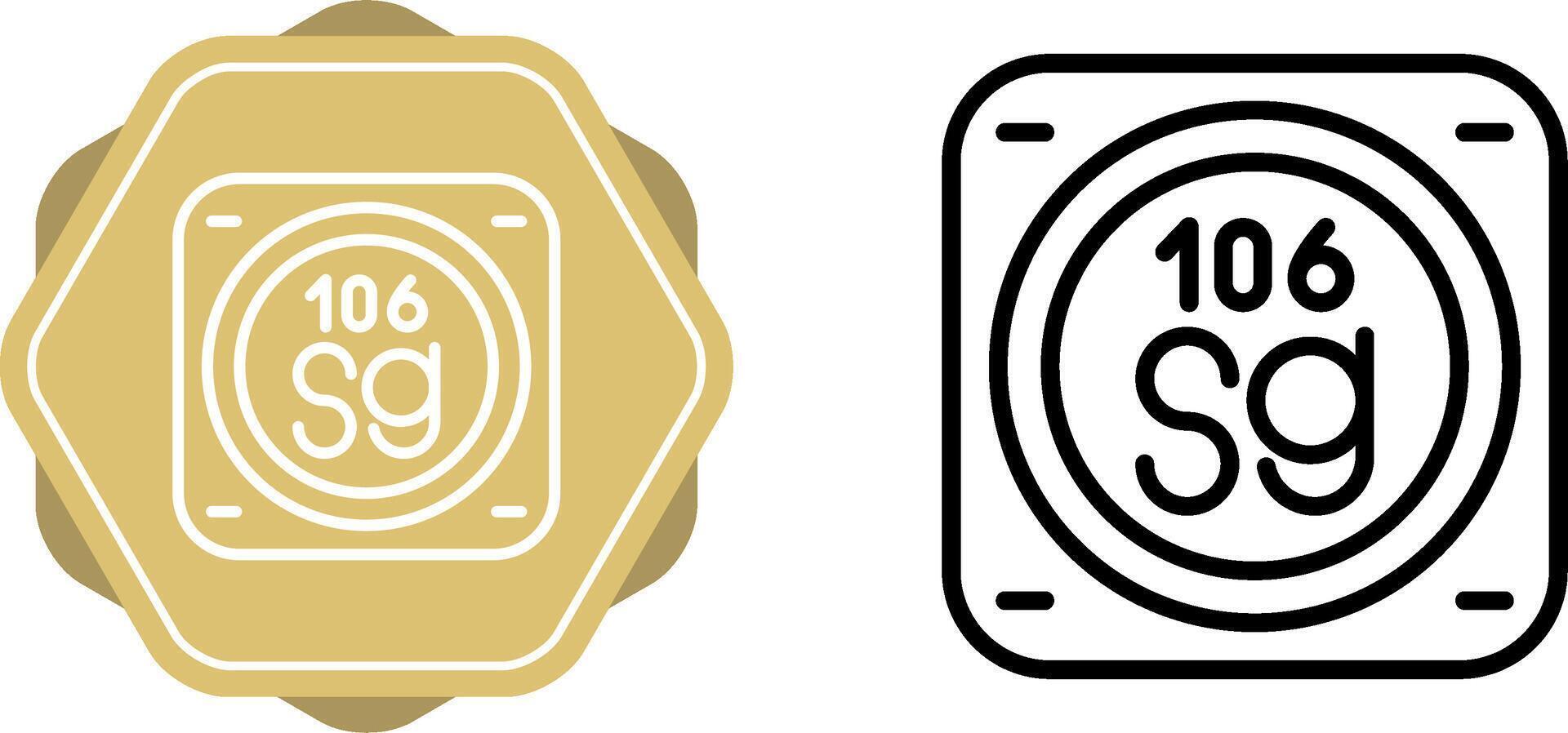 Unique Two Icons Set vector