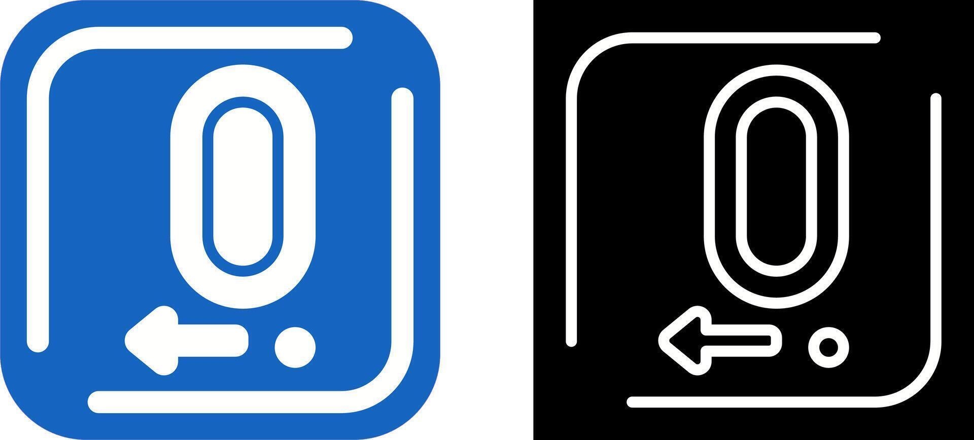 Unique Two Icons Set vector