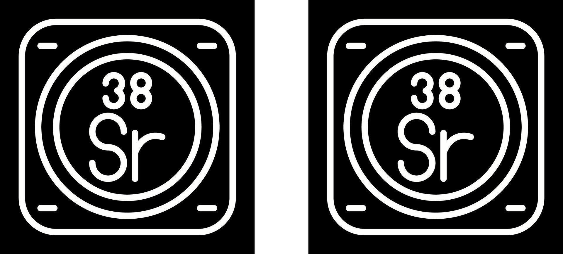 Strontium Vector Icon
