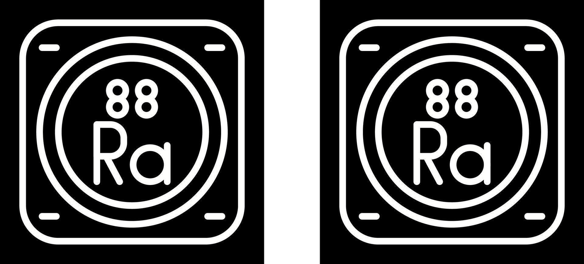 Radium Vector Icon