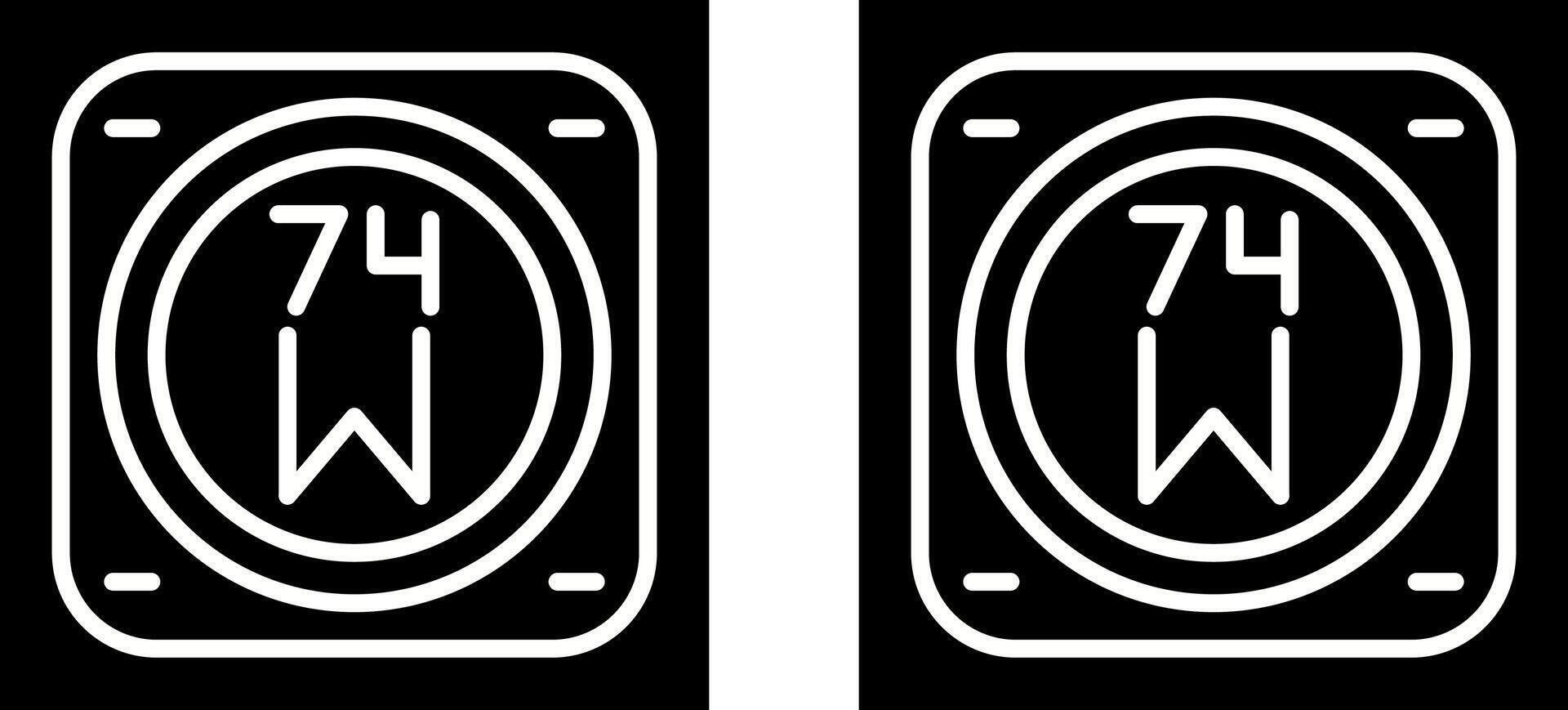 Tungsten Vector Icon