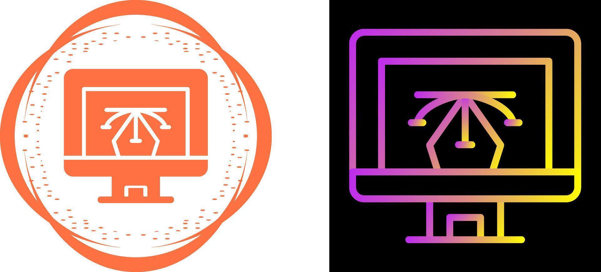 Unique Two Icons Set vector