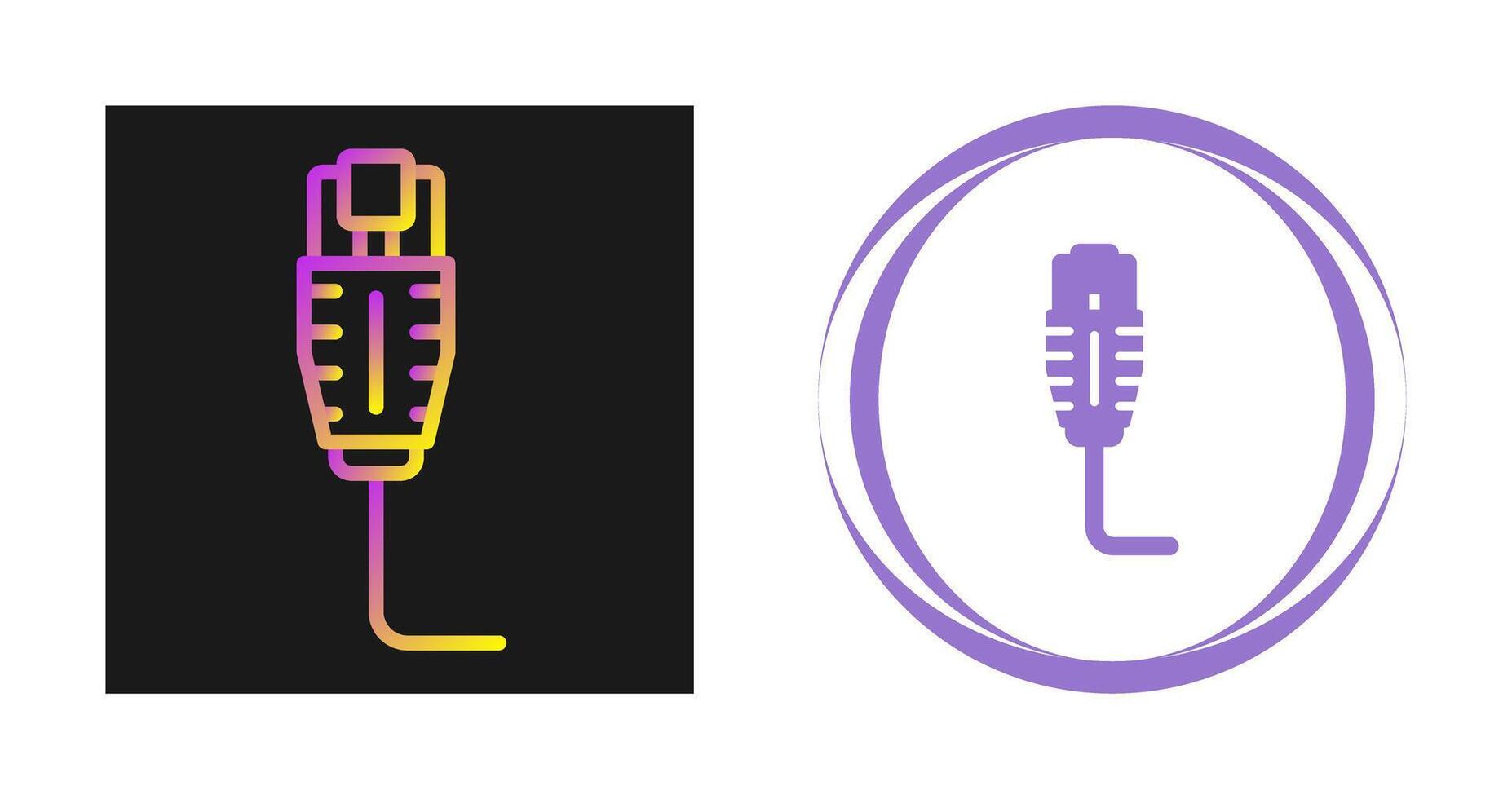 Unique Two Icons Set vector