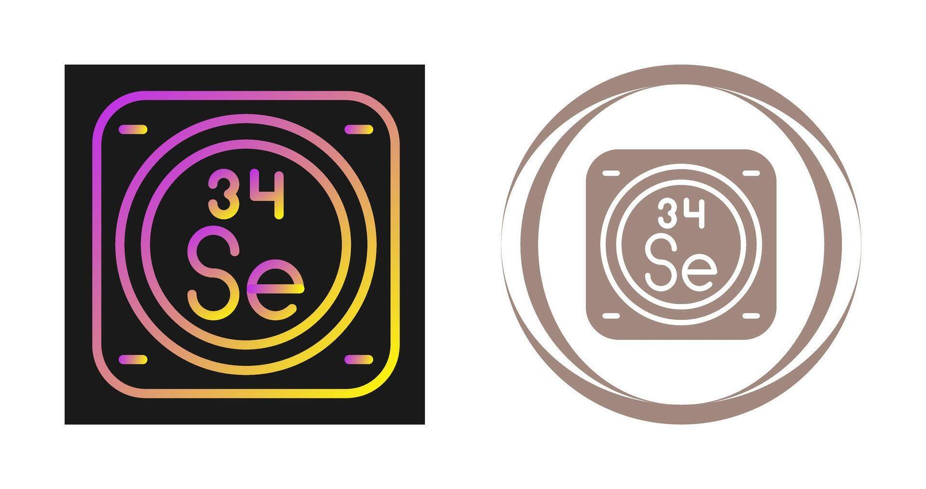 Unique Two Icons Set vector