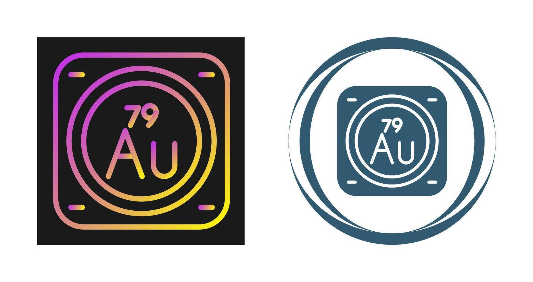 Unique Two Icons Set vector