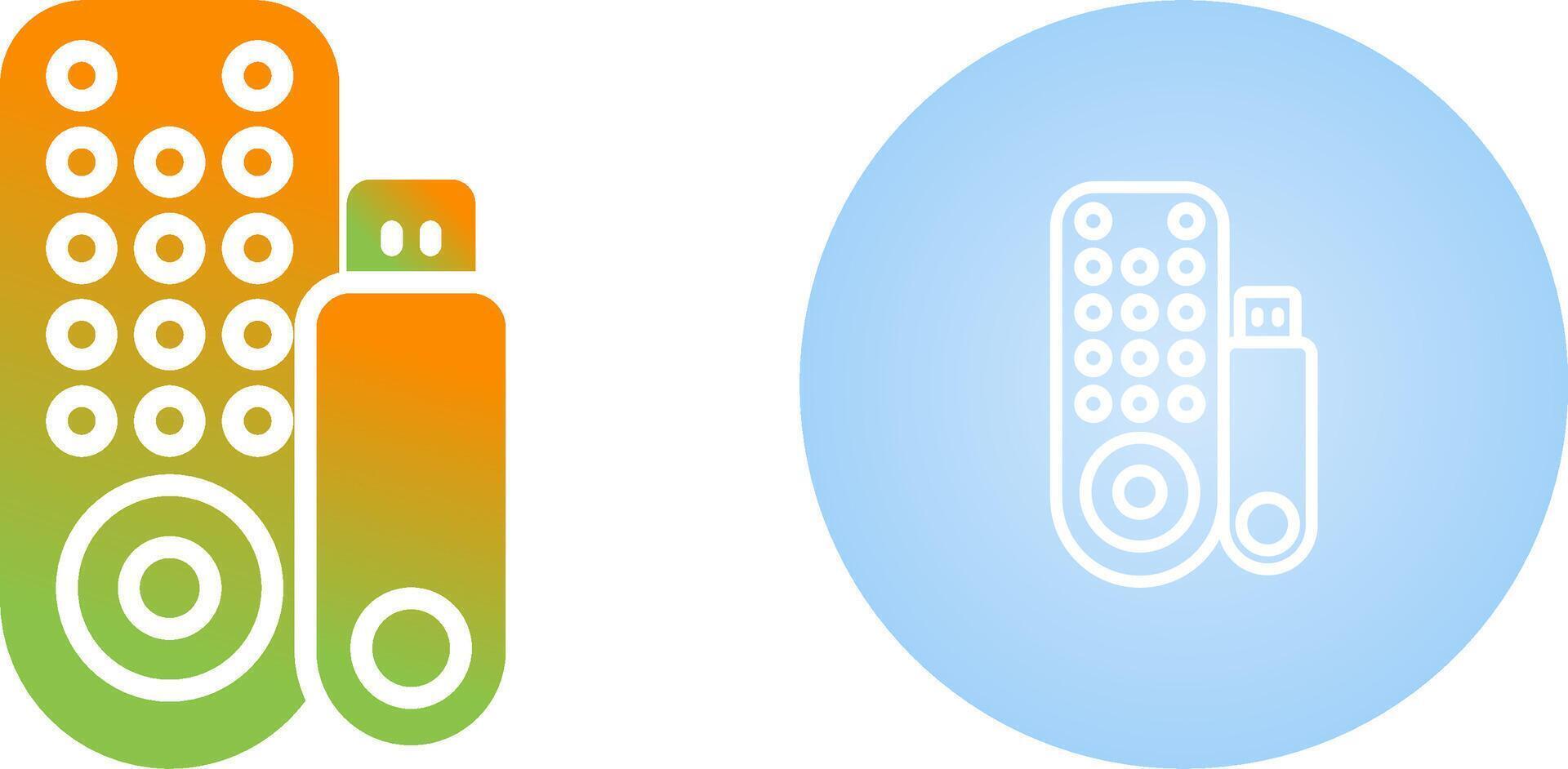 Streaming Stick Vector Icon