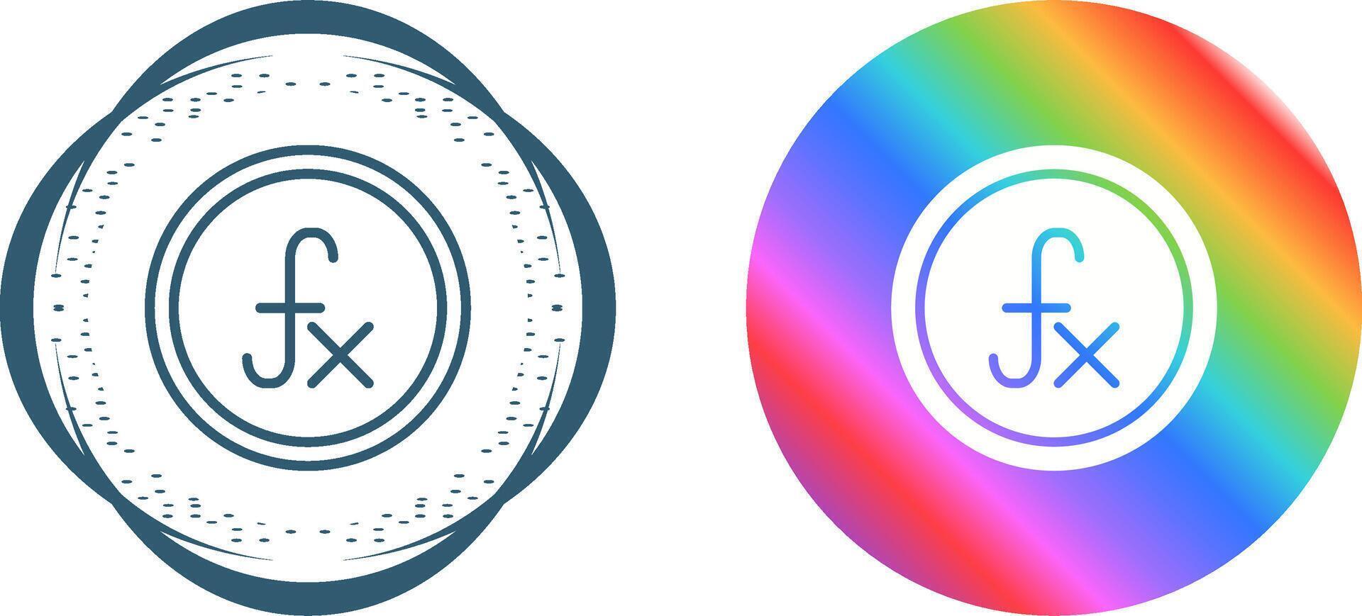 Unique Two Icons Set vector