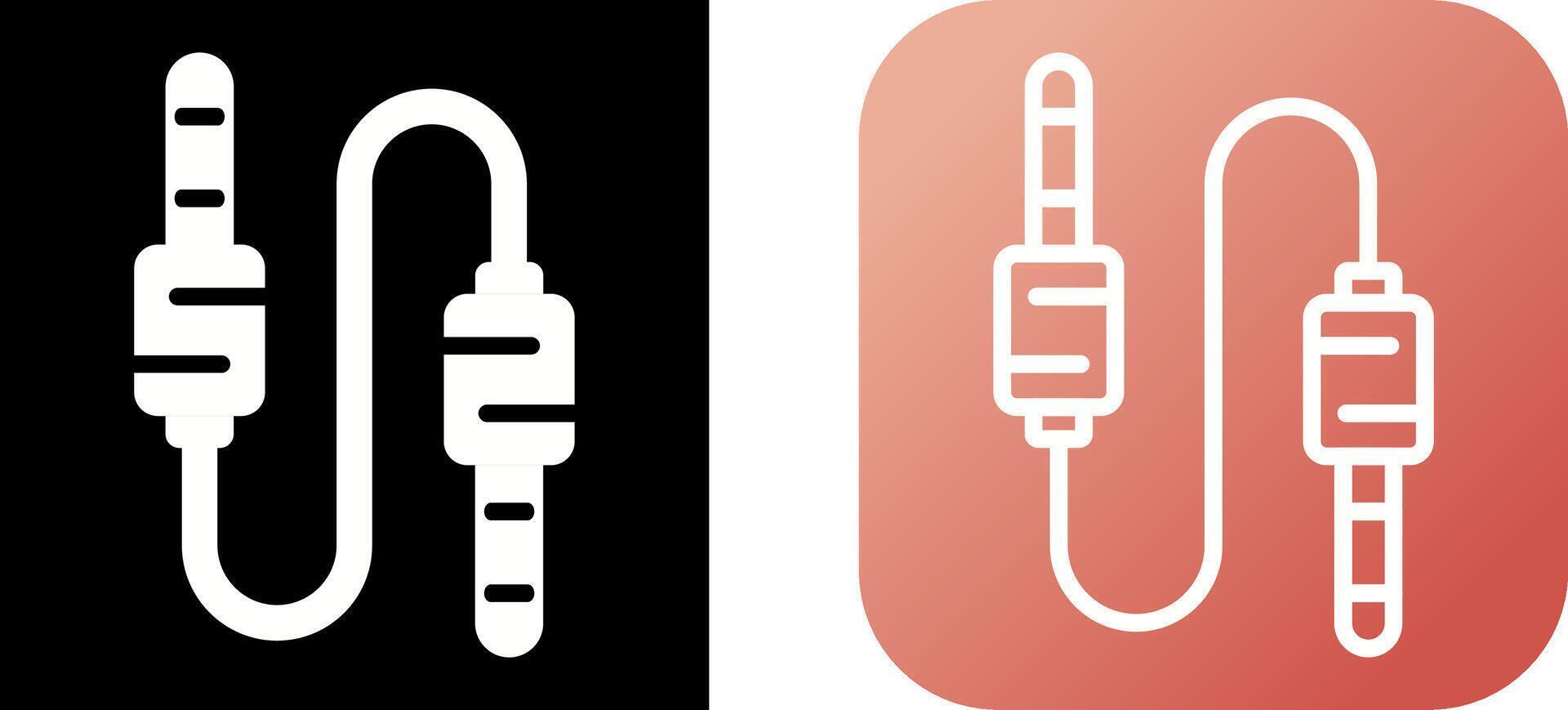 Audio Cable Vector Icon